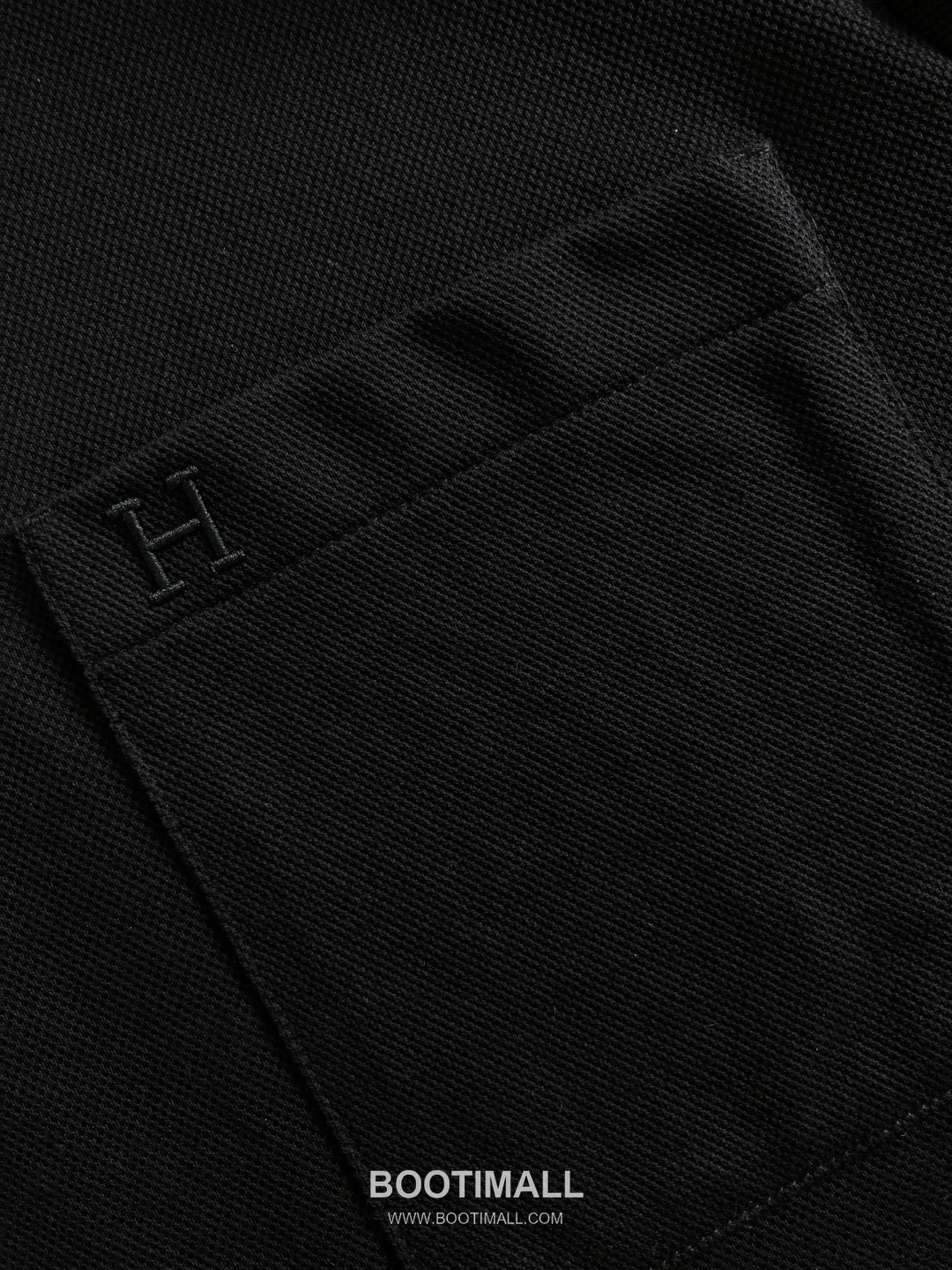 Hermes H Embroidery Pocket Short Sleeve T-Shirt Black White Brown 에르메스 H 자수 포켓 반팔 티셔츠 블랙 화이트 브라운 6