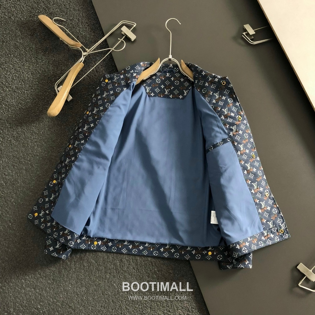 Louis Vuitton LV Monogram Cherry Embroidery Jacket Blue LV 루이비통 모노그램 체리 자카드 자켓 블루 5