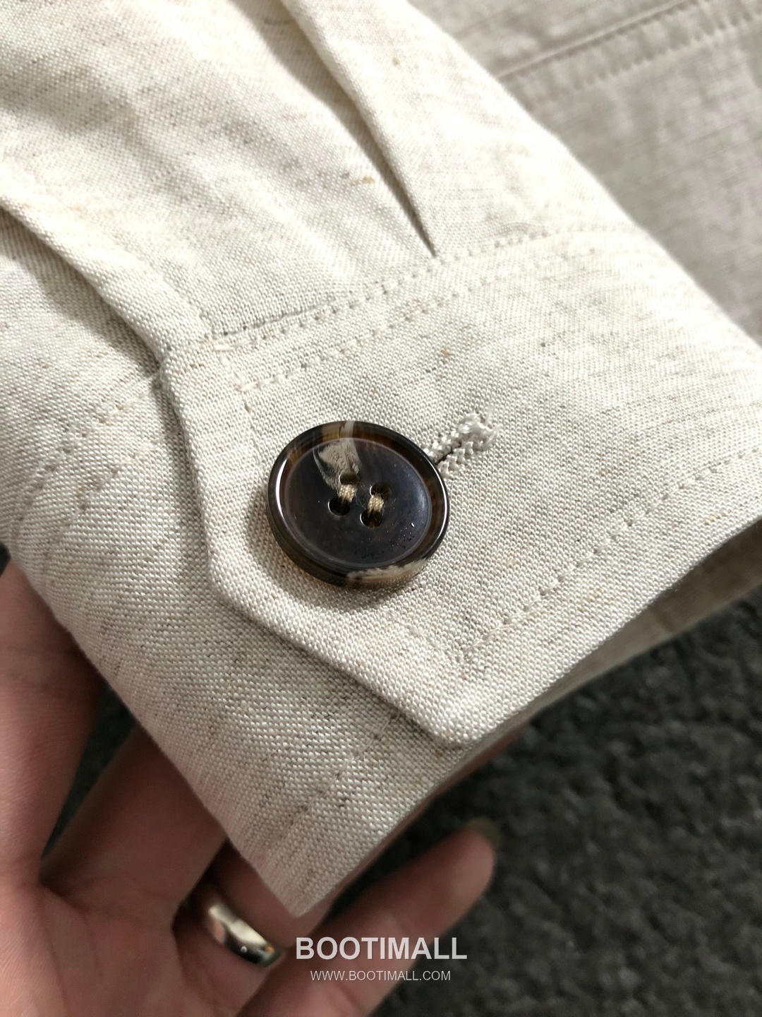 Loro Piana Cotton Linen Short Sleeve Shirt 로로피아나 코튼 린넨 반팔 셔츠 9