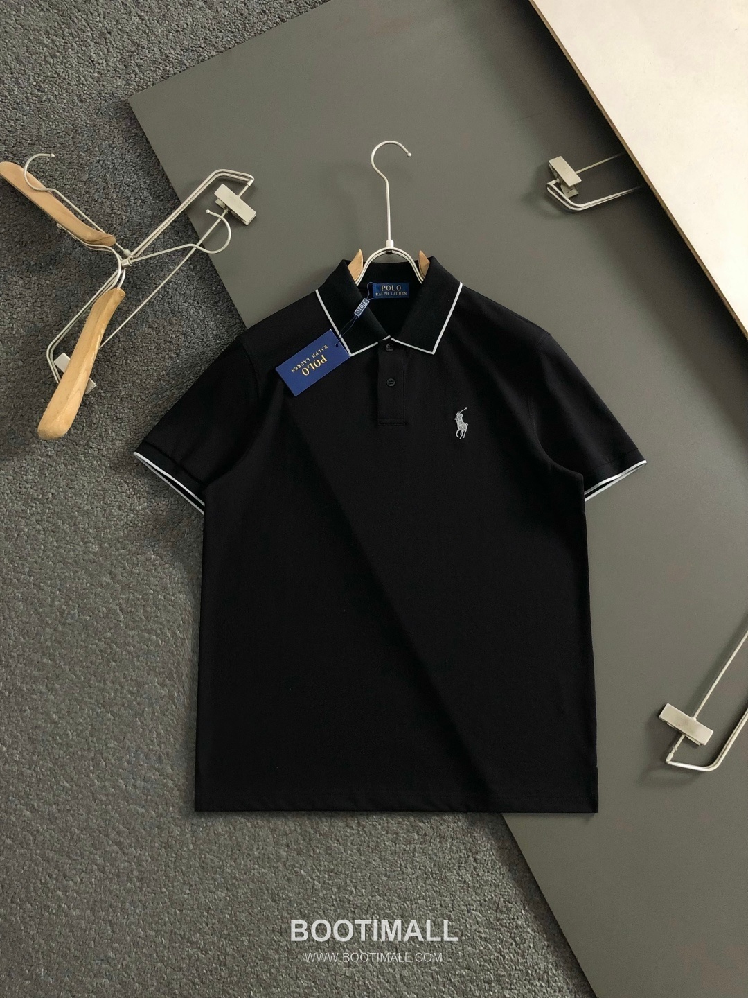 LF Three-Color Logo Embroidery Short Sleeve T-Shirt Black White Blue LF 3 컬러 로고 자수 반팔 티셔츠 블랙 화이트 블루 2