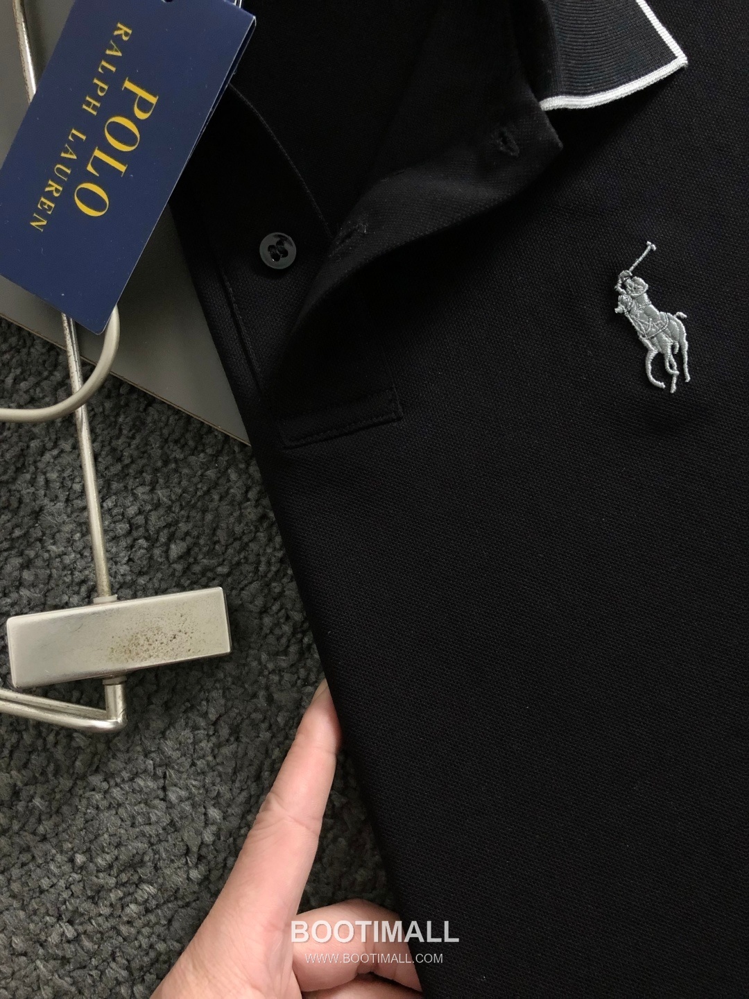 LF Three-Color Logo Embroidery Short Sleeve T-Shirt Black White Blue LF 3 컬러 로고 자수 반팔 티셔츠 블랙 화이트 블루 3