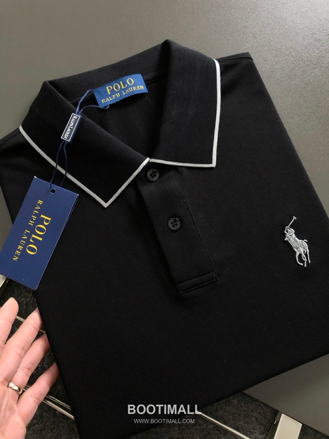 LF Three-Color Logo Embroidery Short Sleeve T-Shirt Black White Blue LF 3 컬러 로고 자수 반팔 티셔츠 블랙 화이트 블루 6