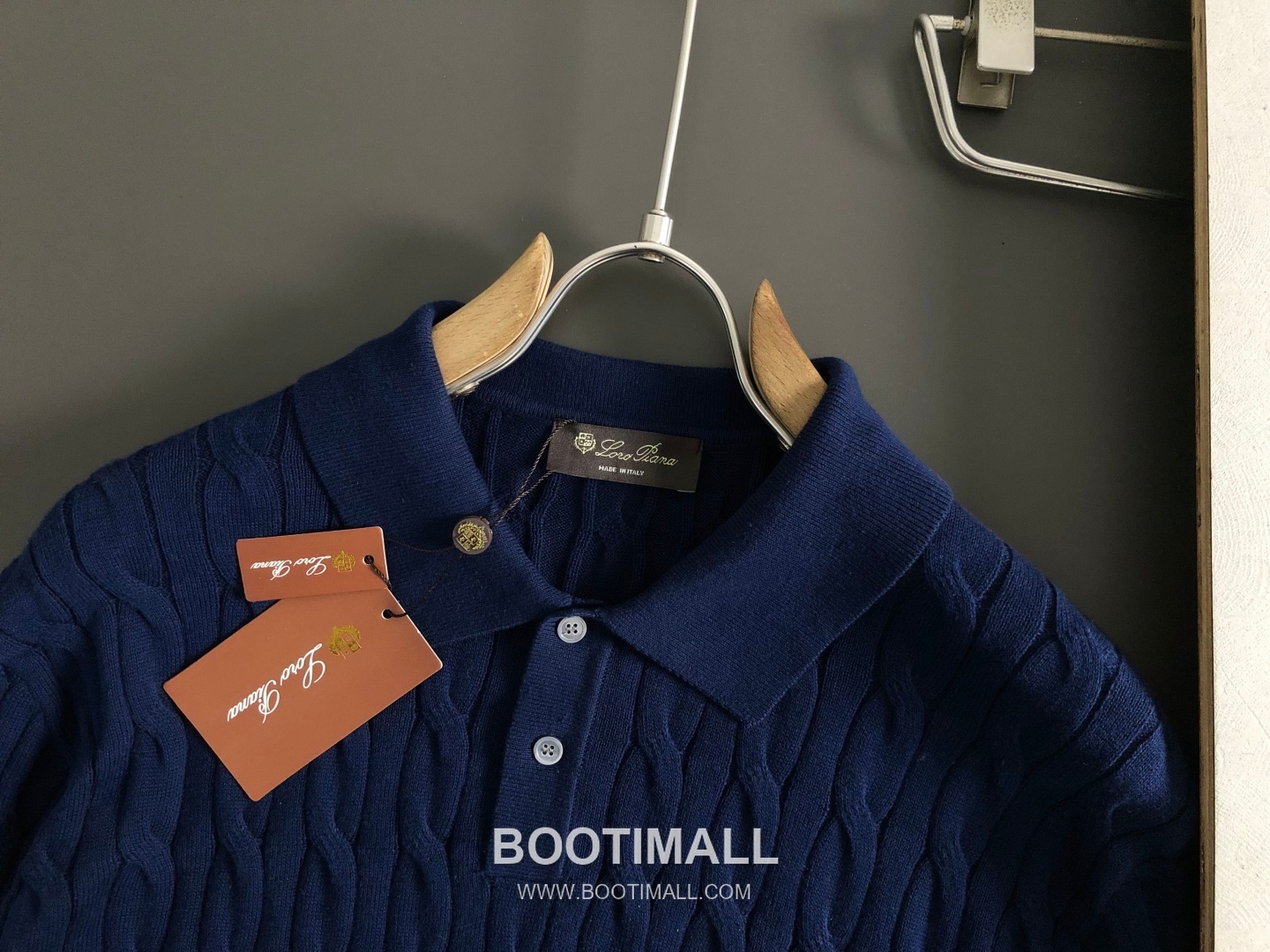 LP Wool Short Sleeve Knit Sweater Black White Blue LP 울 숏 슬리브 니트 스웨터 블랙 화이트 블루 4