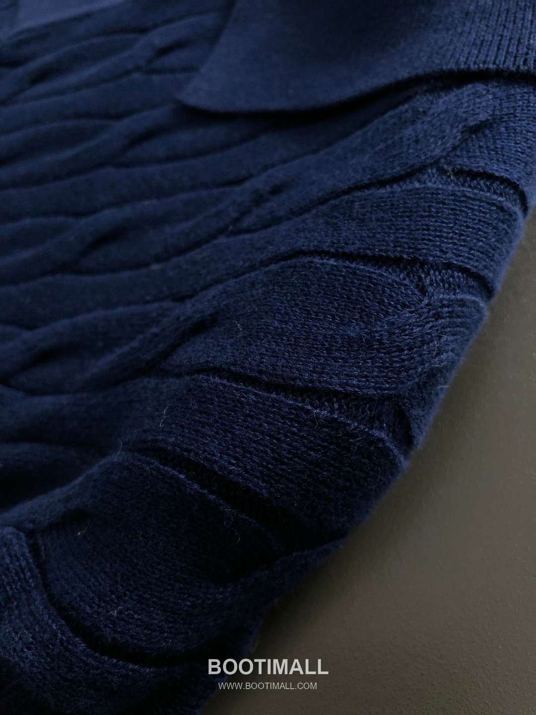 LP Wool Short Sleeve Knit Sweater Black White Blue LP 울 숏 슬리브 니트 스웨터 블랙 화이트 블루 5