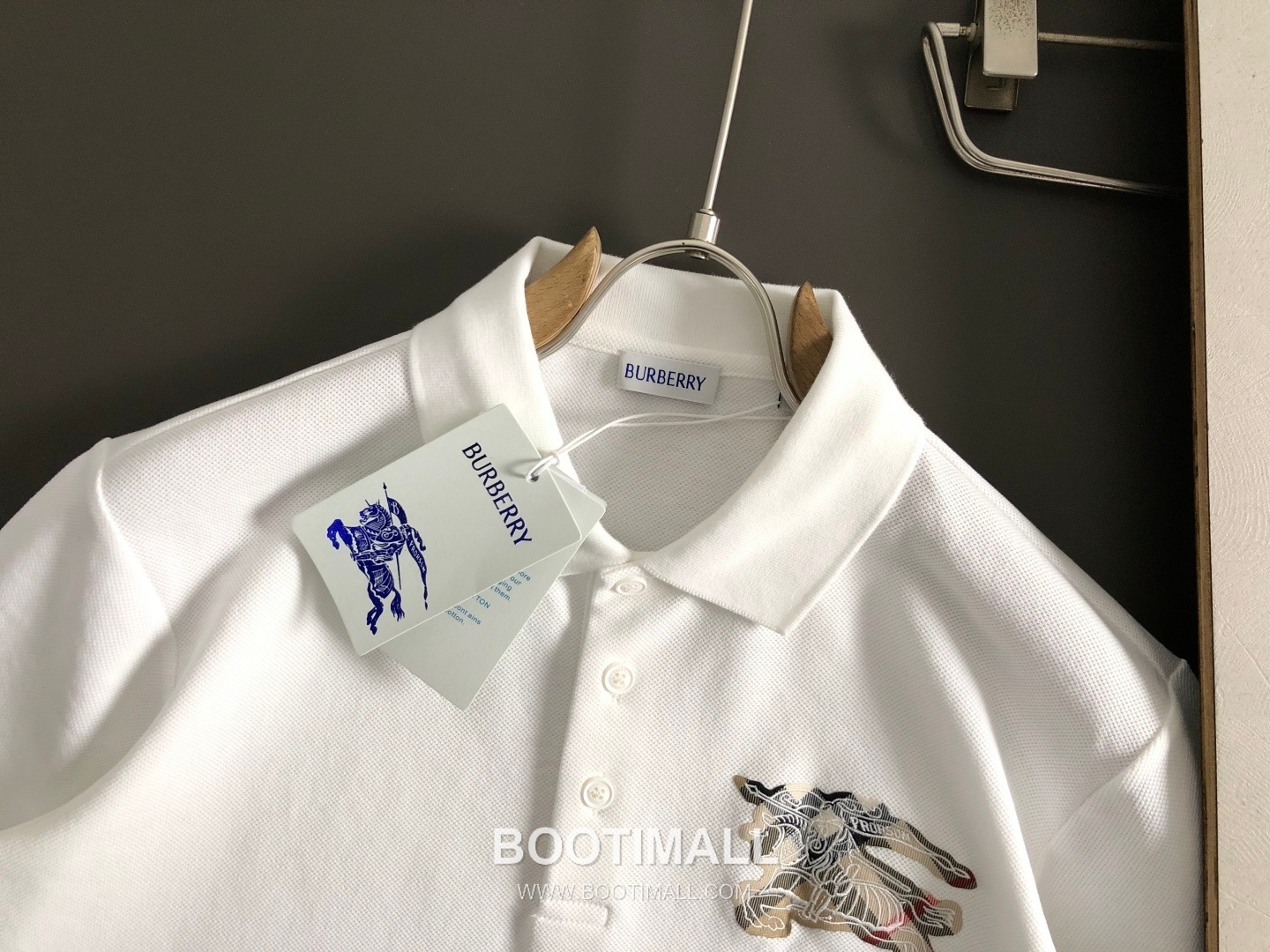 Burberry Check Embroidered Badge Short Sleeve Polo Shirt 버버리 체크 자수 배지 반팔 폴로 셔츠 4