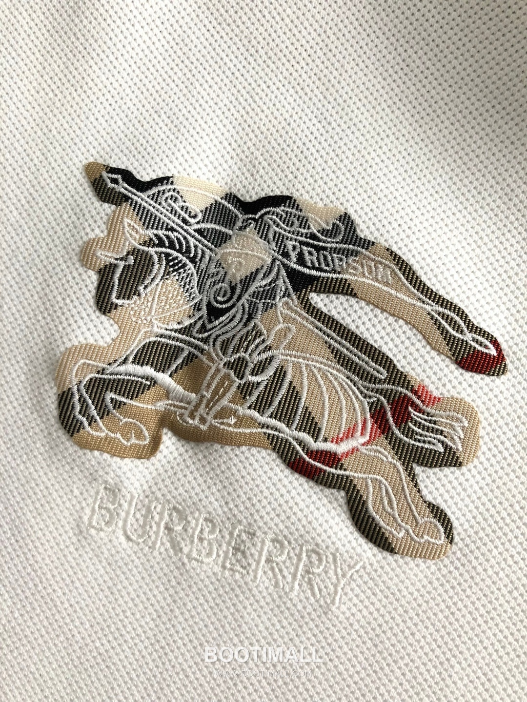 Burberry Check Embroidered Badge Short Sleeve Polo Shirt 버버리 체크 자수 배지 반팔 폴로 셔츠 7