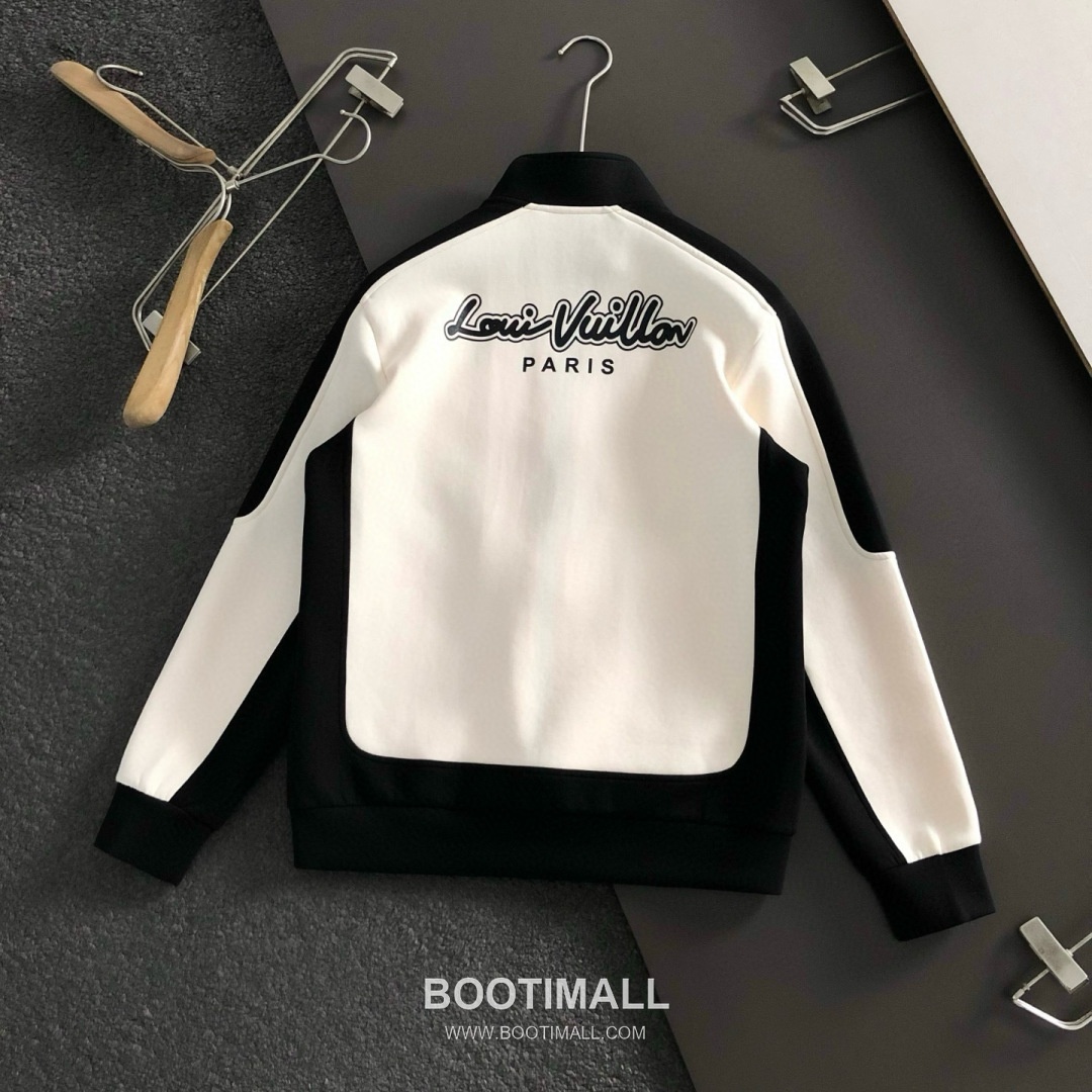 Lacoste Color Block Letter Embroidery Stand Collar Jacket Blue White 라코스테 컬러 블록 레터 자수 스탠드 칼라 자켓 블루 화이트 7