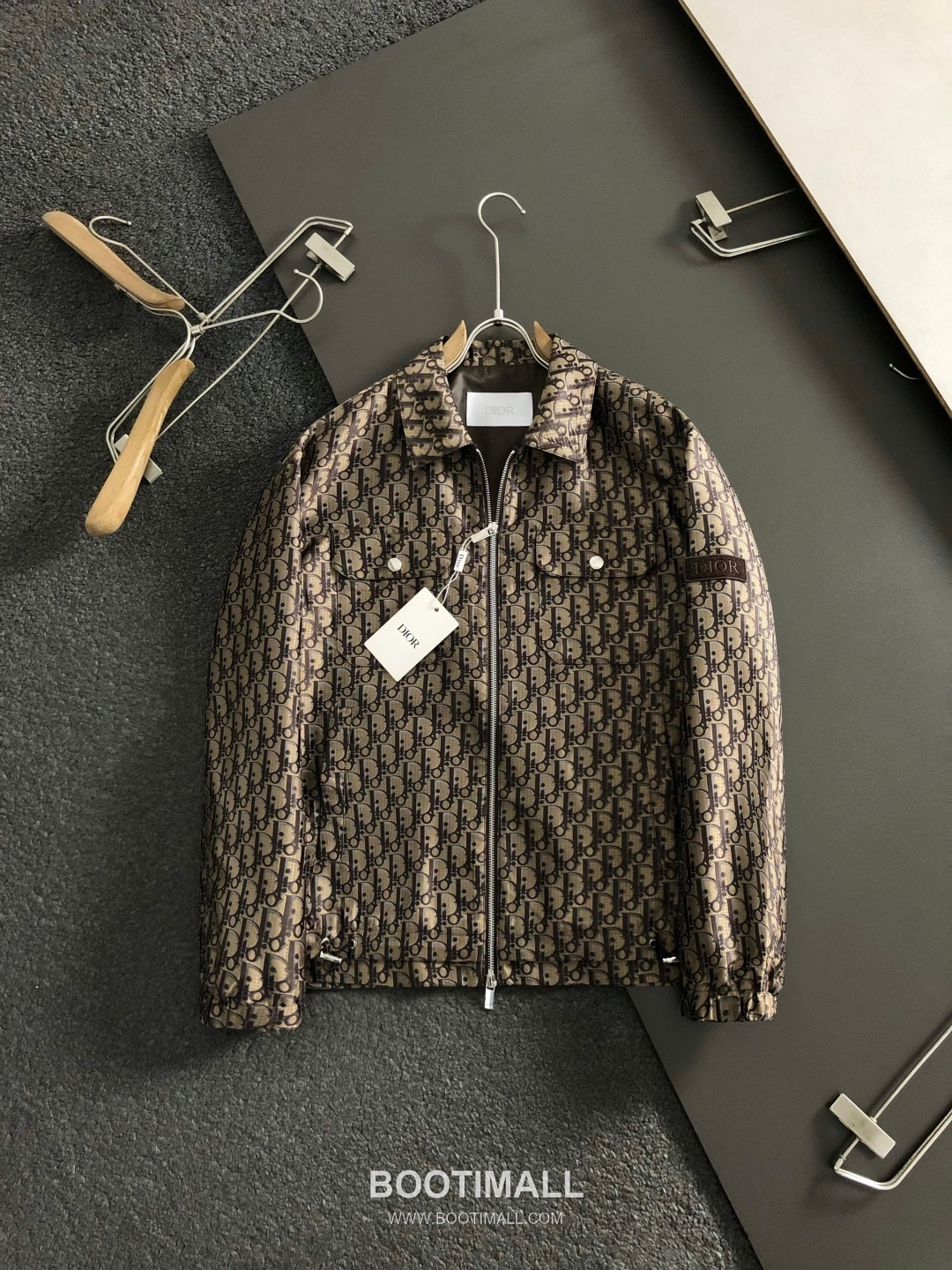 Dior Logo Jacquard Nylon Jacket Black 디올 로고 자카드 나일론 자켓 블랙 2