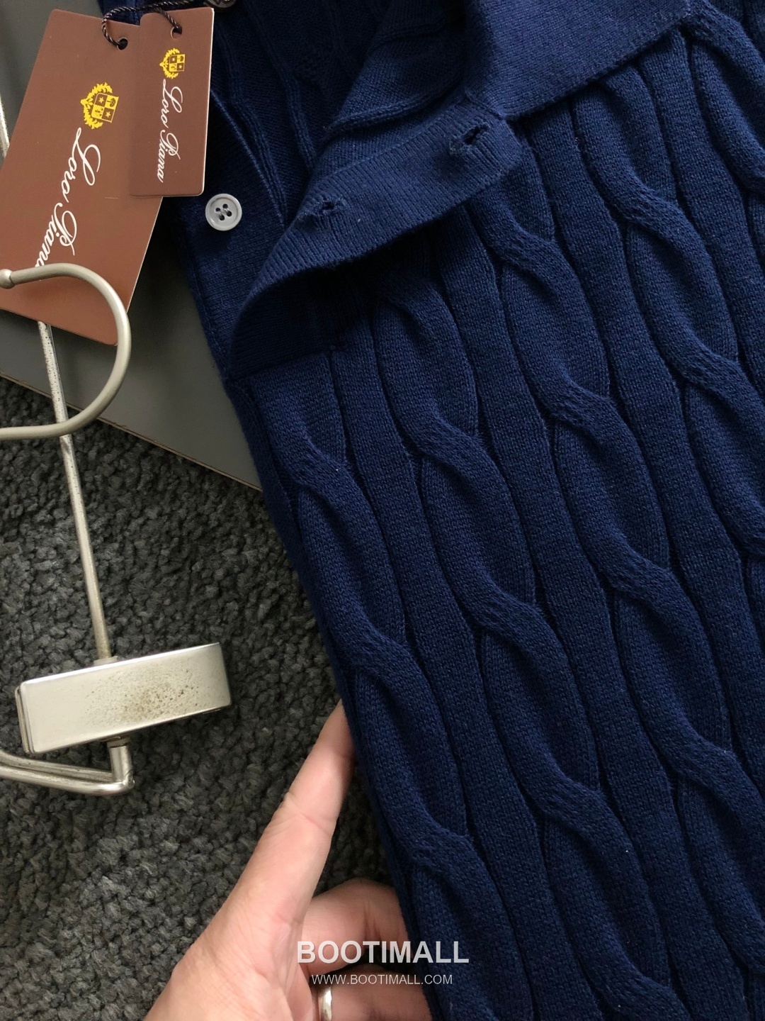 LP Wool Short Sleeve Knit Sweater Black White Blue LP 울 숏 슬리브 니트 스웨터 블랙 화이트 블루 3