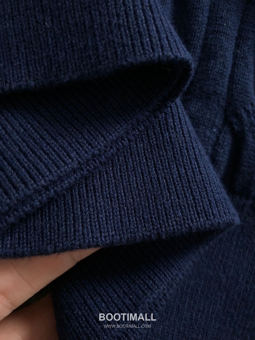 LP Wool Short Sleeve Knit Sweater Black White Blue LP 울 숏 슬리브 니트 스웨터 블랙 화이트 블루 6