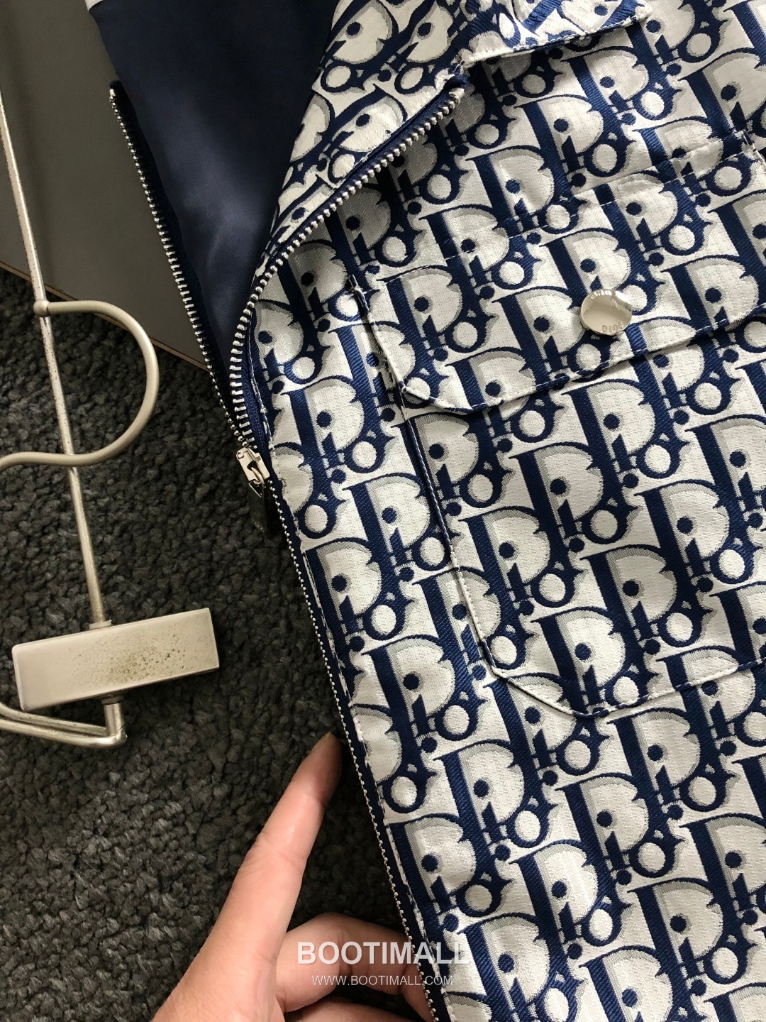 Dior Logo Jacquard Nylon Jacket Black 디올 로고 자카드 나일론 자켓 블랙 3