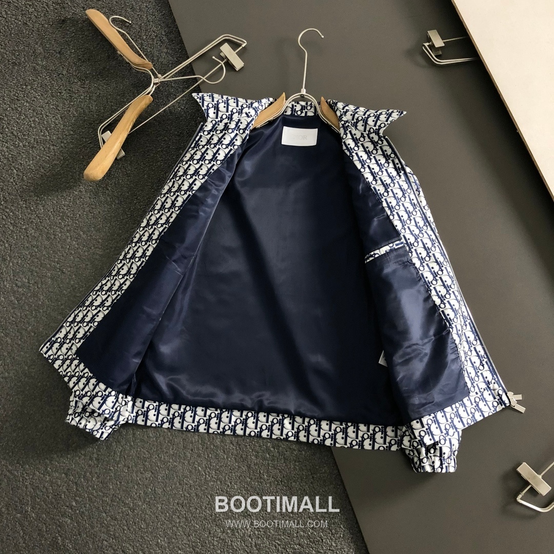 Dior Logo Jacquard Nylon Jacket Black 디올 로고 자카드 나일론 자켓 블랙 5