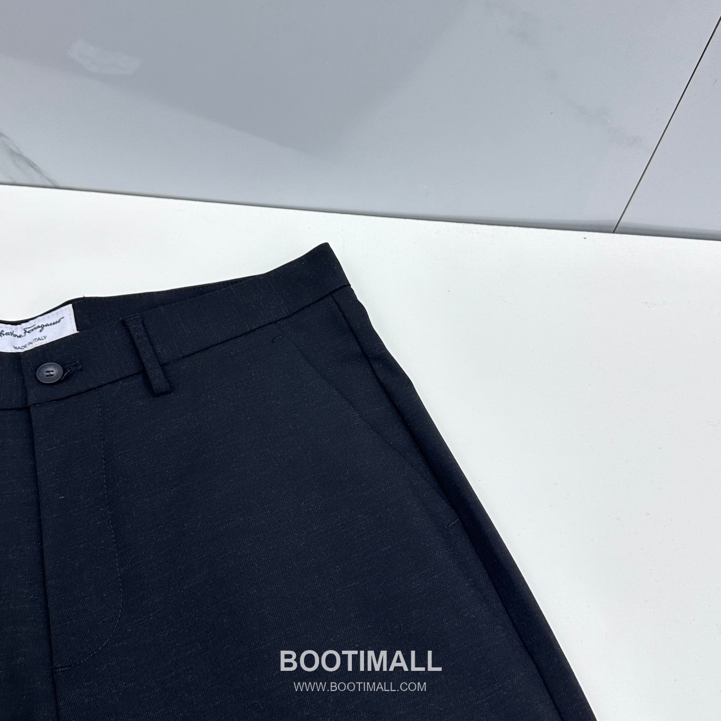 Ferragamo Tailored Cotton Blend Trousers Black 페라가모 테일러드 코튼 블렌드 트라우저 블랙 7