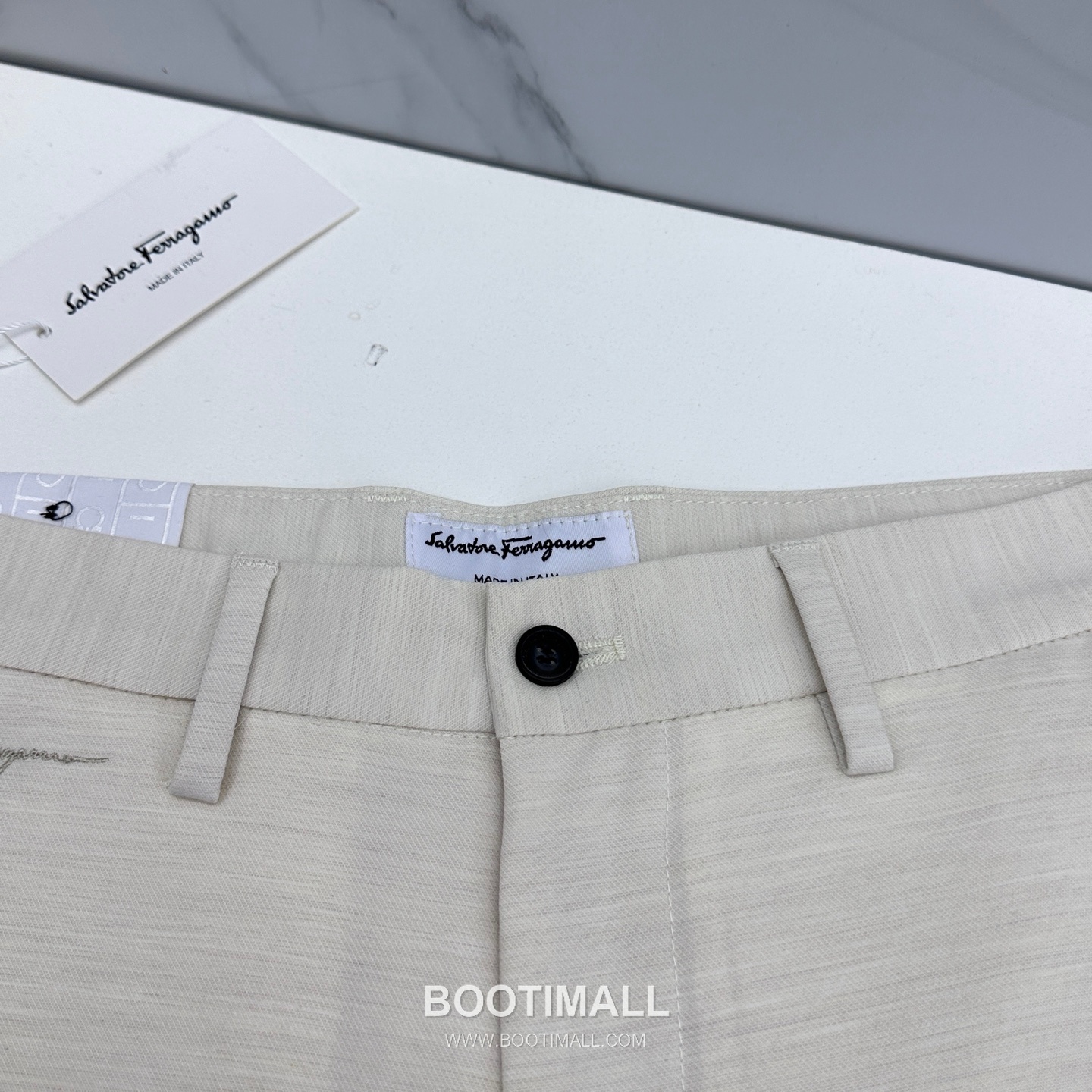 Ferragamo Tailored Cotton Blend Trousers Black 페라가모 테일러드 코튼 블렌드 트라우저 블랙 6