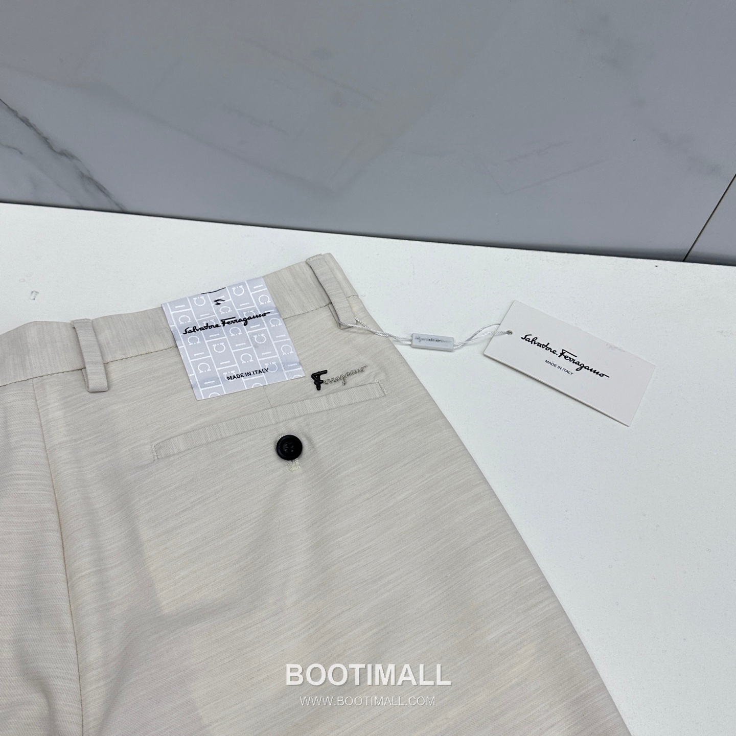 Ferragamo Tailored Cotton Blend Trousers Black 페라가모 테일러드 코튼 블렌드 트라우저 블랙 8