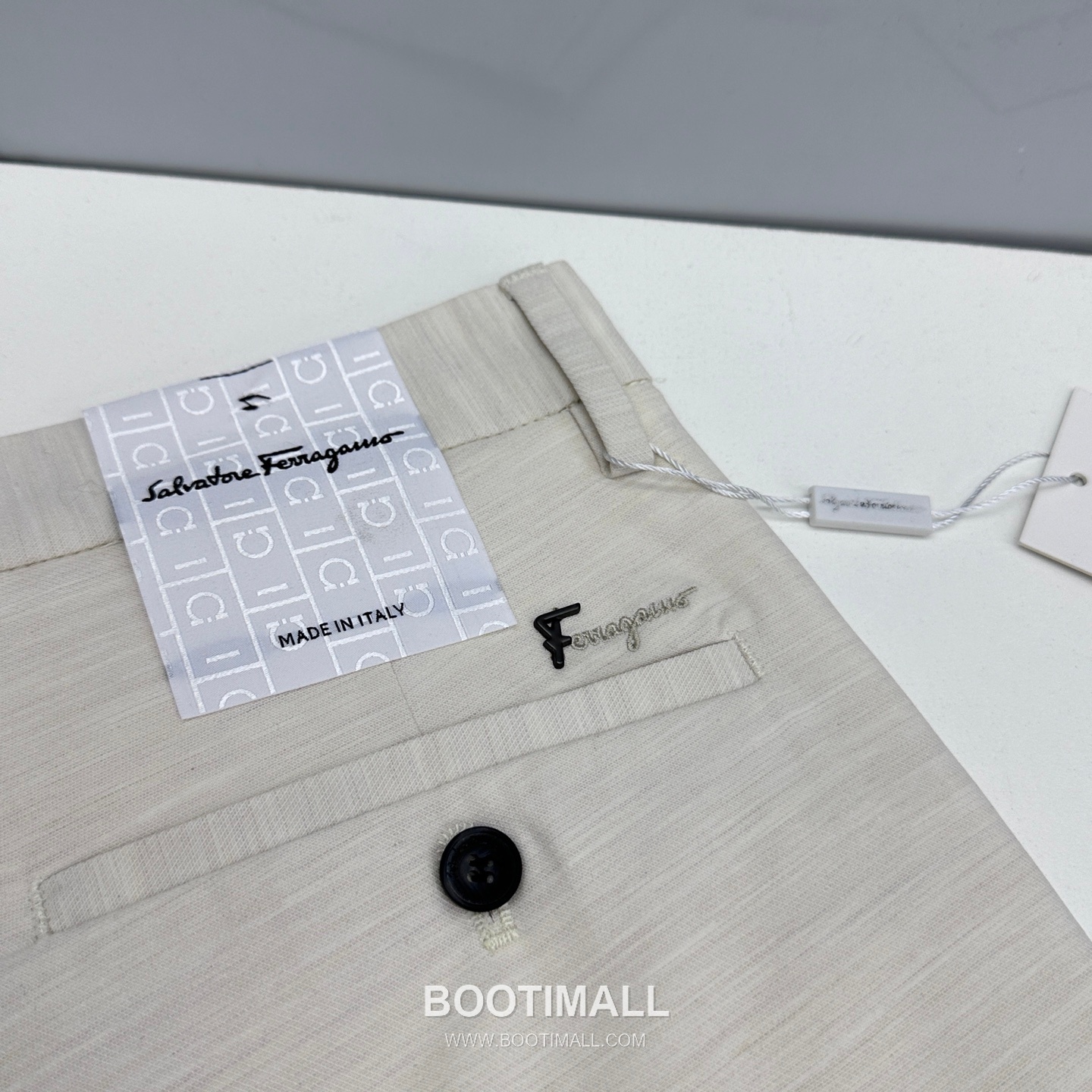 Ferragamo Tailored Cotton Blend Trousers Black 페라가모 테일러드 코튼 블렌드 트라우저 블랙 9