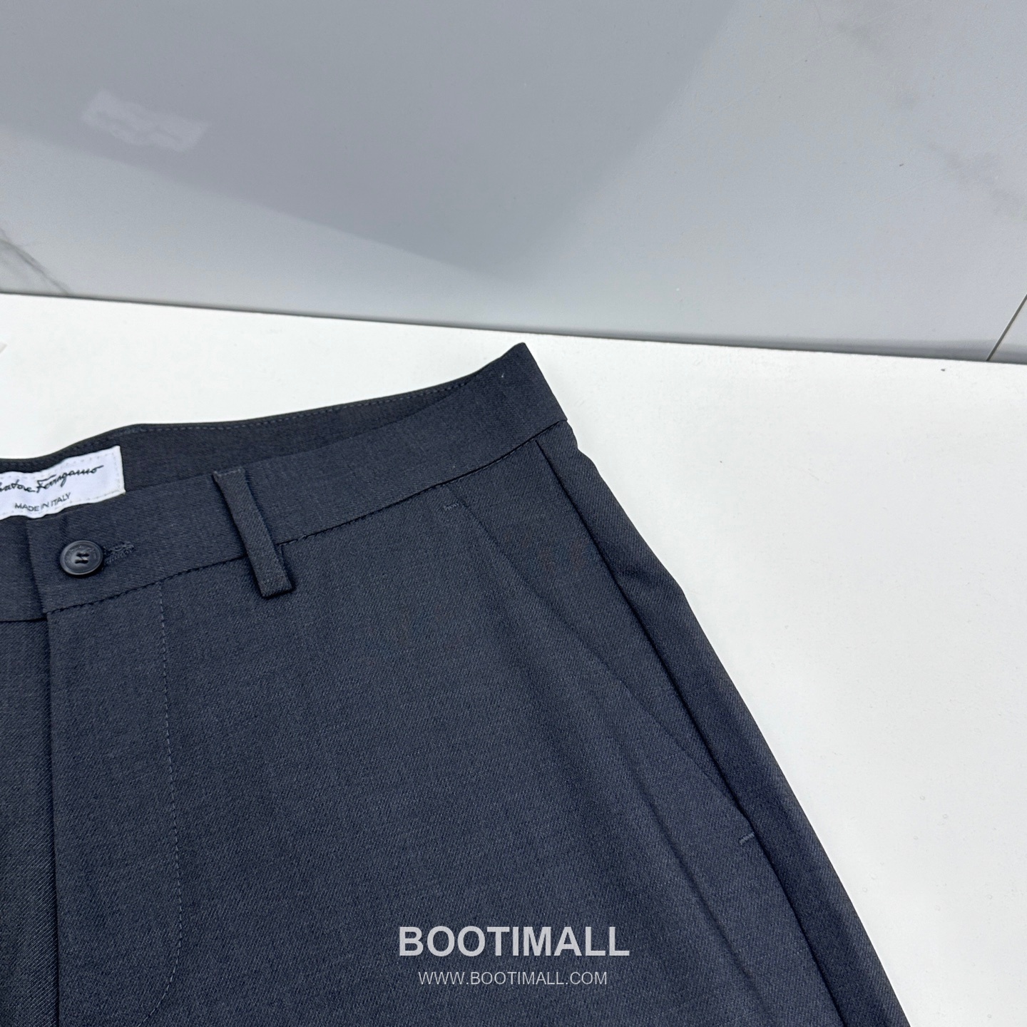 Ferragamo Tailored Cotton Blend Trousers Black 페라가모 테일러드 코튼 블렌드 트라우저 블랙 7