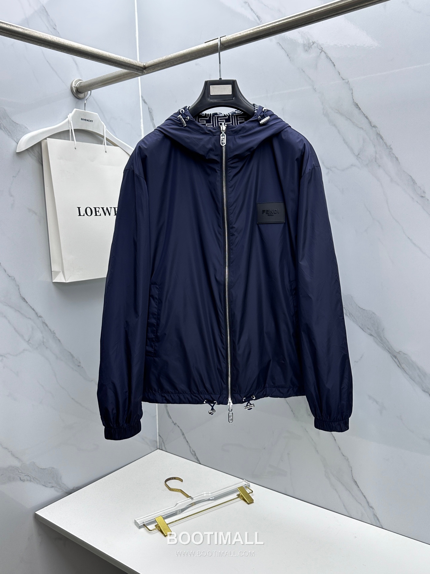 Fendi Reversible Hooded Jacket Blue 펜디 리버서블 후드 집업 자켓 블루 1