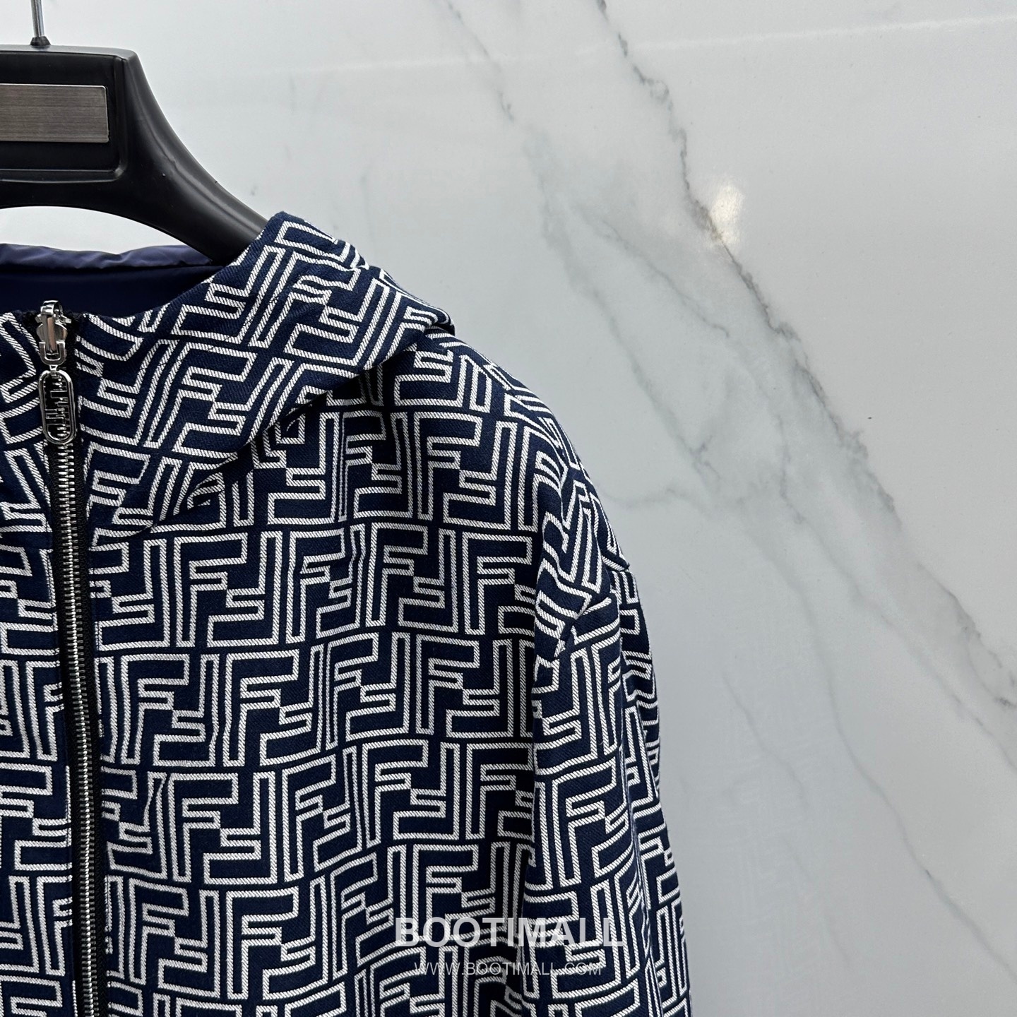 Fendi Reversible Hooded Jacket Blue 펜디 리버서블 후드 집업 자켓 블루 4