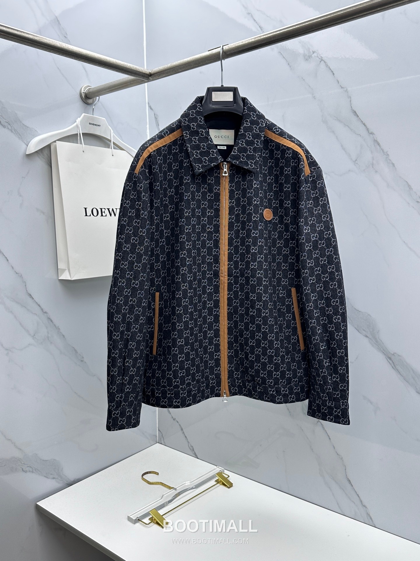 Gucci 2026 S/S Premium Fabric Jacket Black Blue 구찌 2026 봄여름 프리미엄 패브릭 자켓 블랙 블루 1