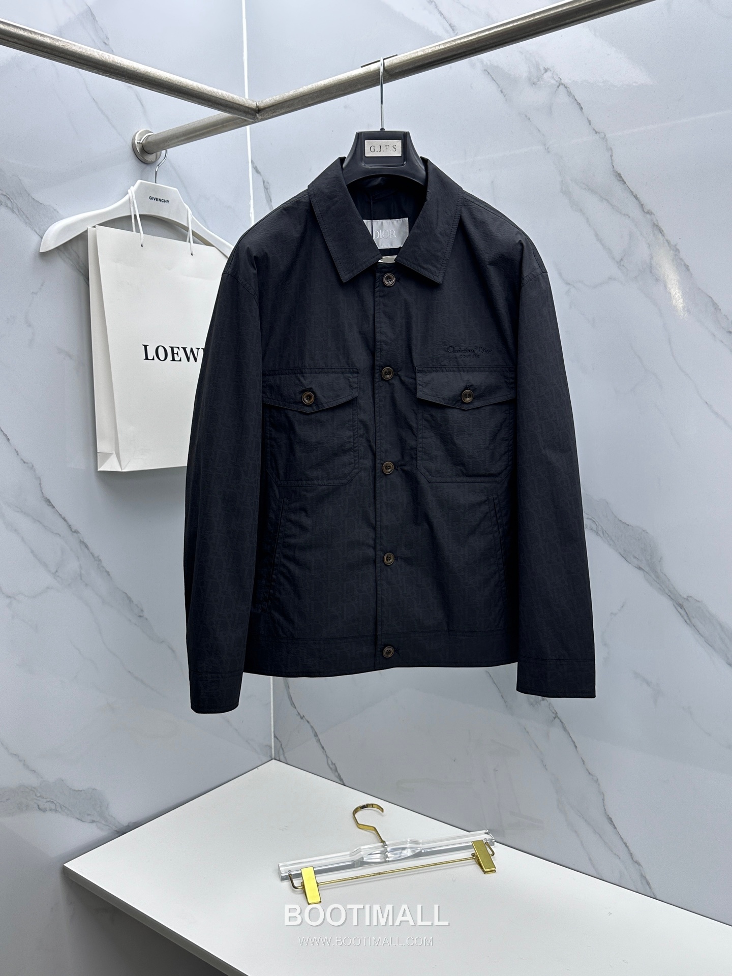 Dior Jacquard Collar Jacket Black 디올 자카드 칼라 자켓 블랙 1