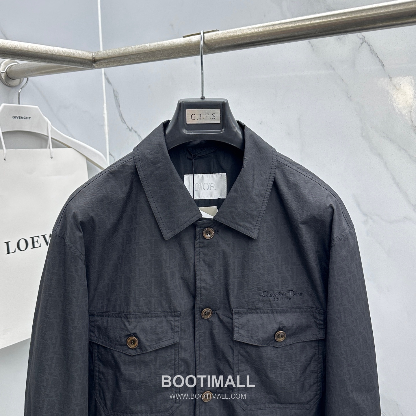 Dior Jacquard Collar Jacket Black 디올 자카드 칼라 자켓 블랙 3