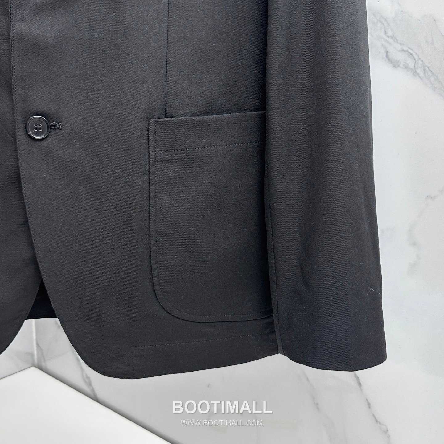 Prada Cotton Linen Blend Tailored Blazer Navy 프라다 코튼 린넨 블렌드 테일러드 블레이저 네이비 5