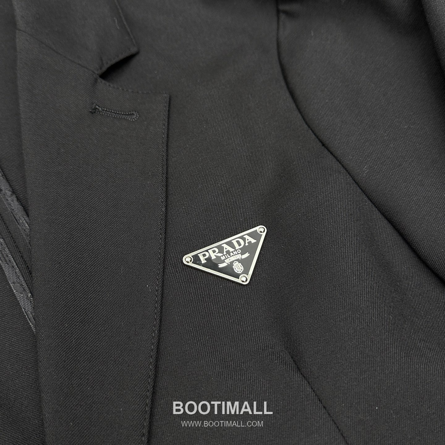 Prada Cotton Linen Blend Tailored Blazer Navy 프라다 코튼 린넨 블렌드 테일러드 블레이저 네이비 8