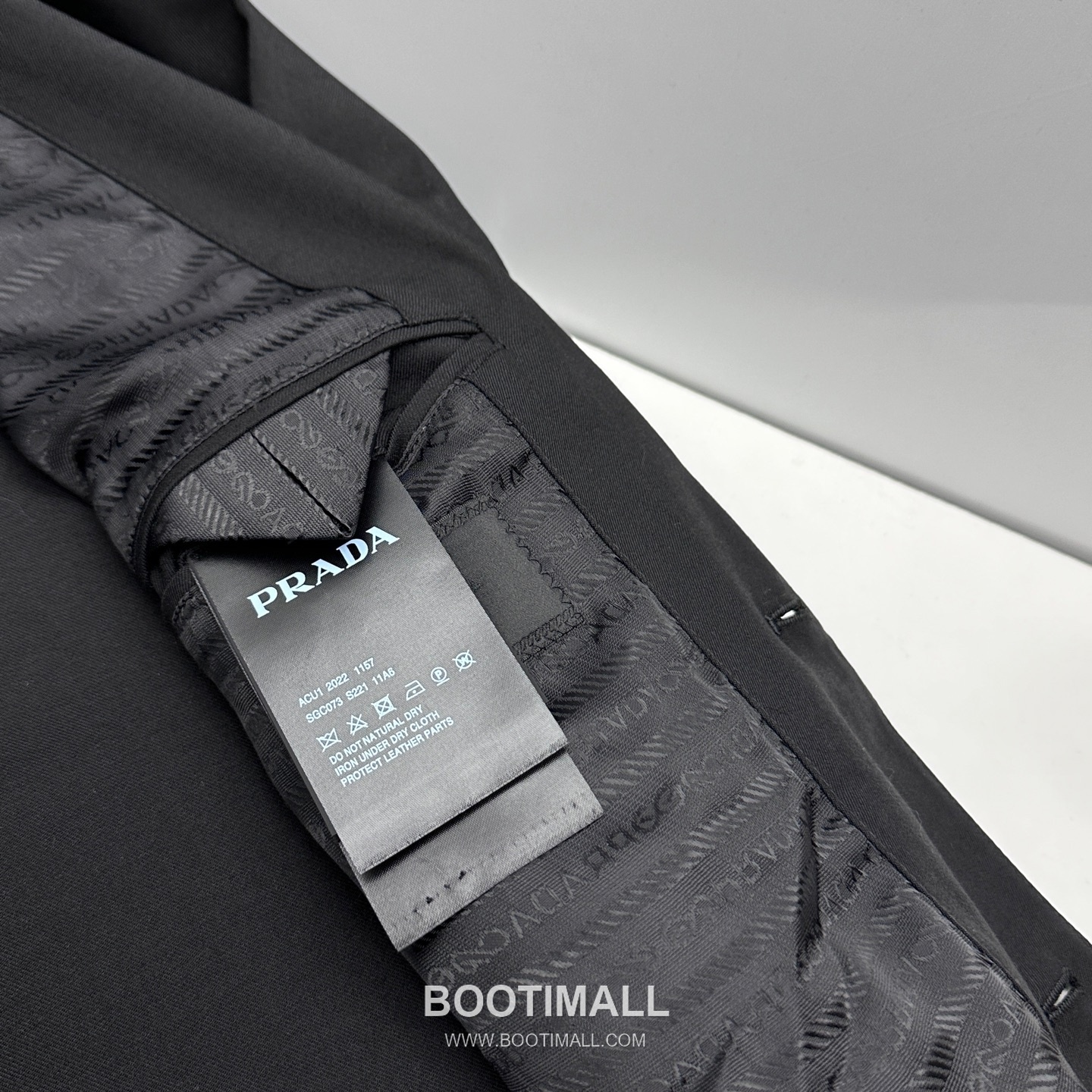 Prada Cotton Linen Blend Tailored Blazer Navy 프라다 코튼 린넨 블렌드 테일러드 블레이저 네이비 9