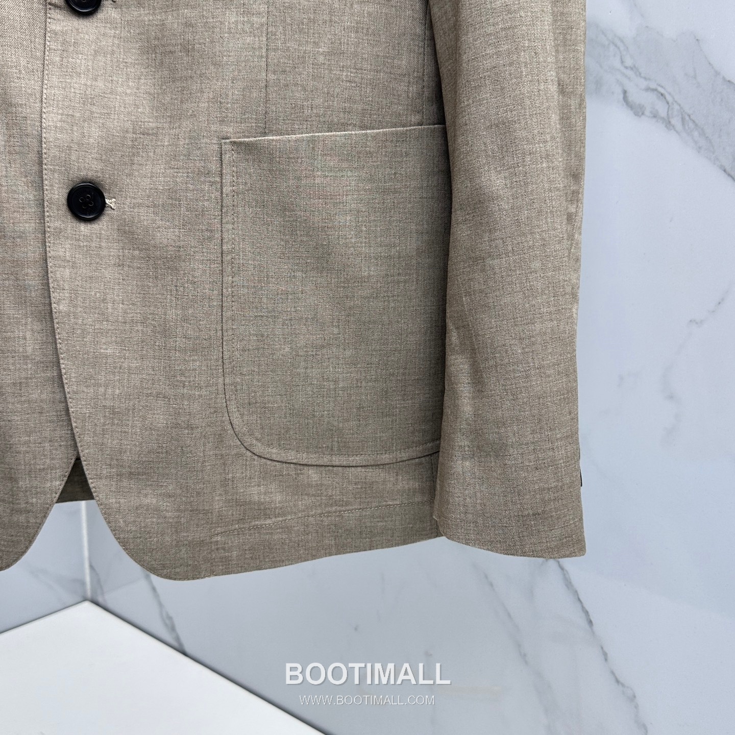 Prada Cotton Linen Blend Tailored Blazer Navy 프라다 코튼 린넨 블렌드 테일러드 블레이저 네이비 5