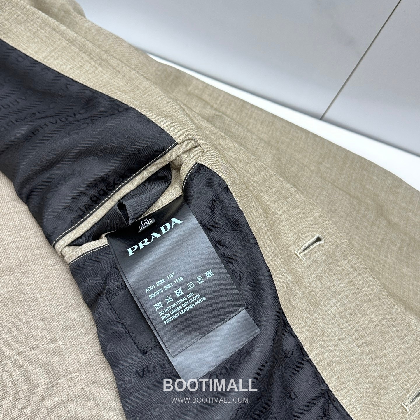 Prada Cotton Linen Blend Tailored Blazer Navy 프라다 코튼 린넨 블렌드 테일러드 블레이저 네이비 9