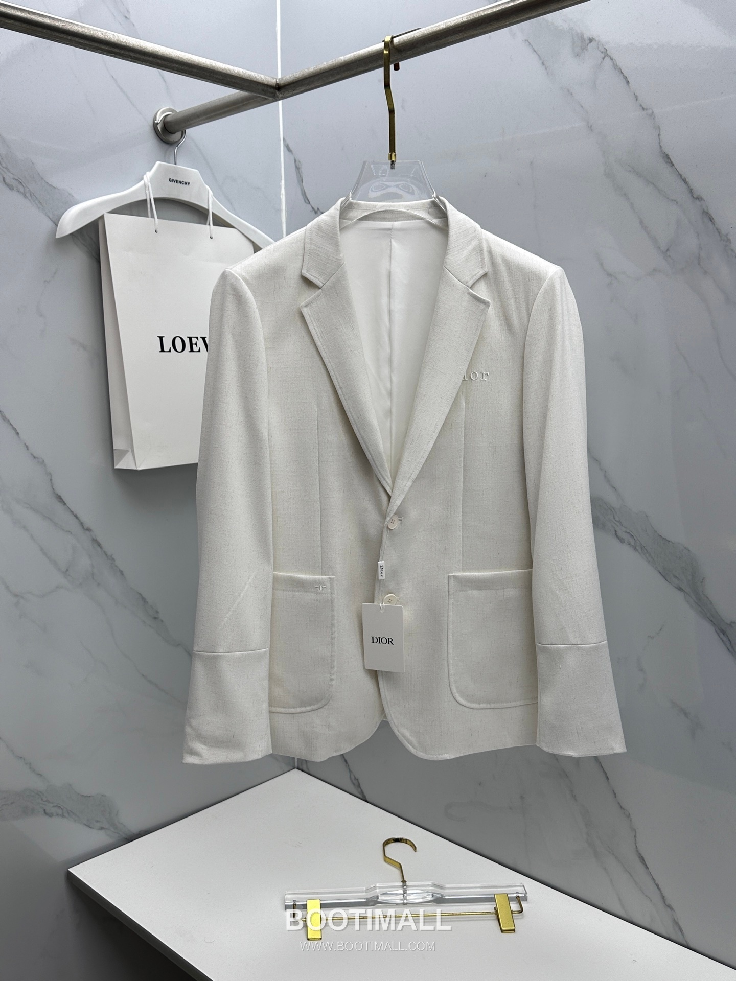 Dior Cotton Linen Blend Tailored Blazer Jacket 디올 코튼 린넨 블렌드 테일러드 블레이저 자켓 1