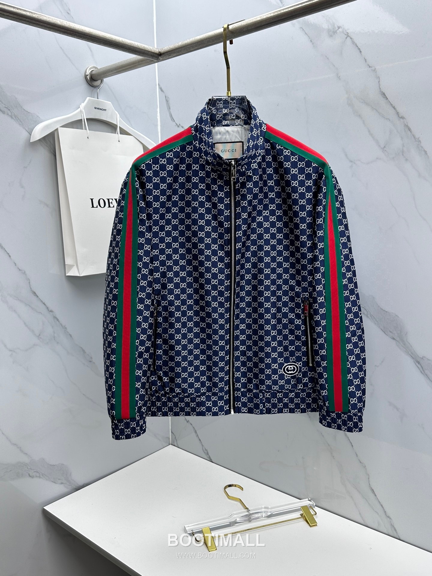 Gucci Stand Collar Jacket Navy 구찌 스탠드 칼라 자켓 네이비 1