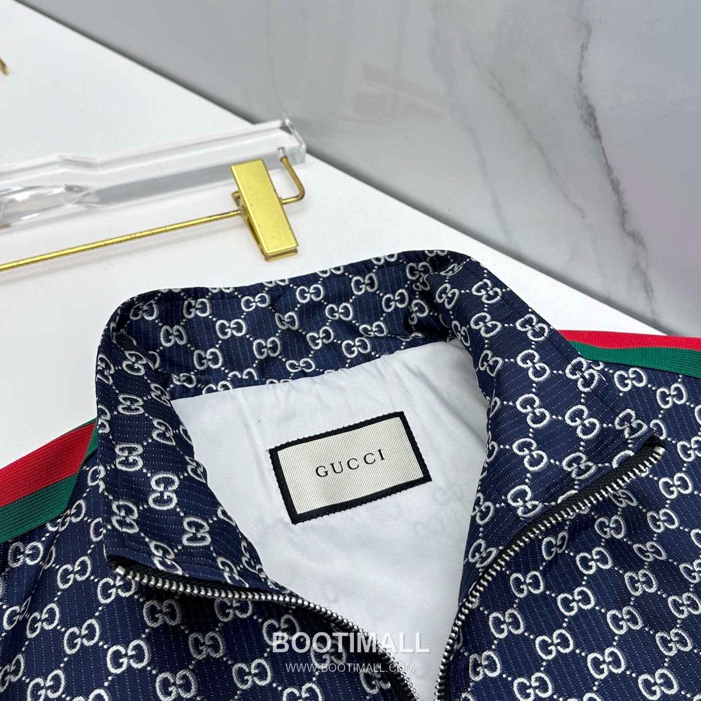 Gucci Stand Collar Jacket Navy 구찌 스탠드 칼라 자켓 네이비 7