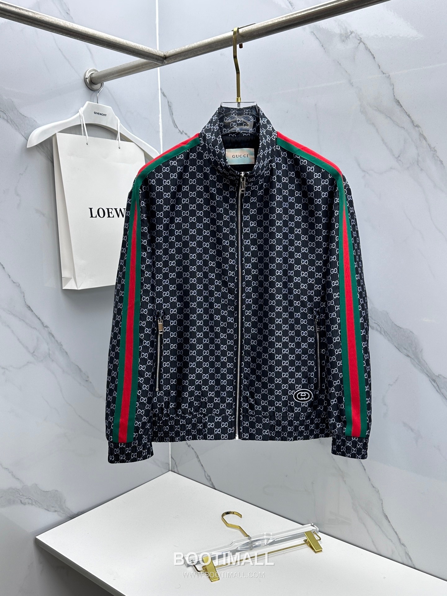 Gucci Stand Collar Jacket Navy 구찌 스탠드 칼라 자켓 네이비 1