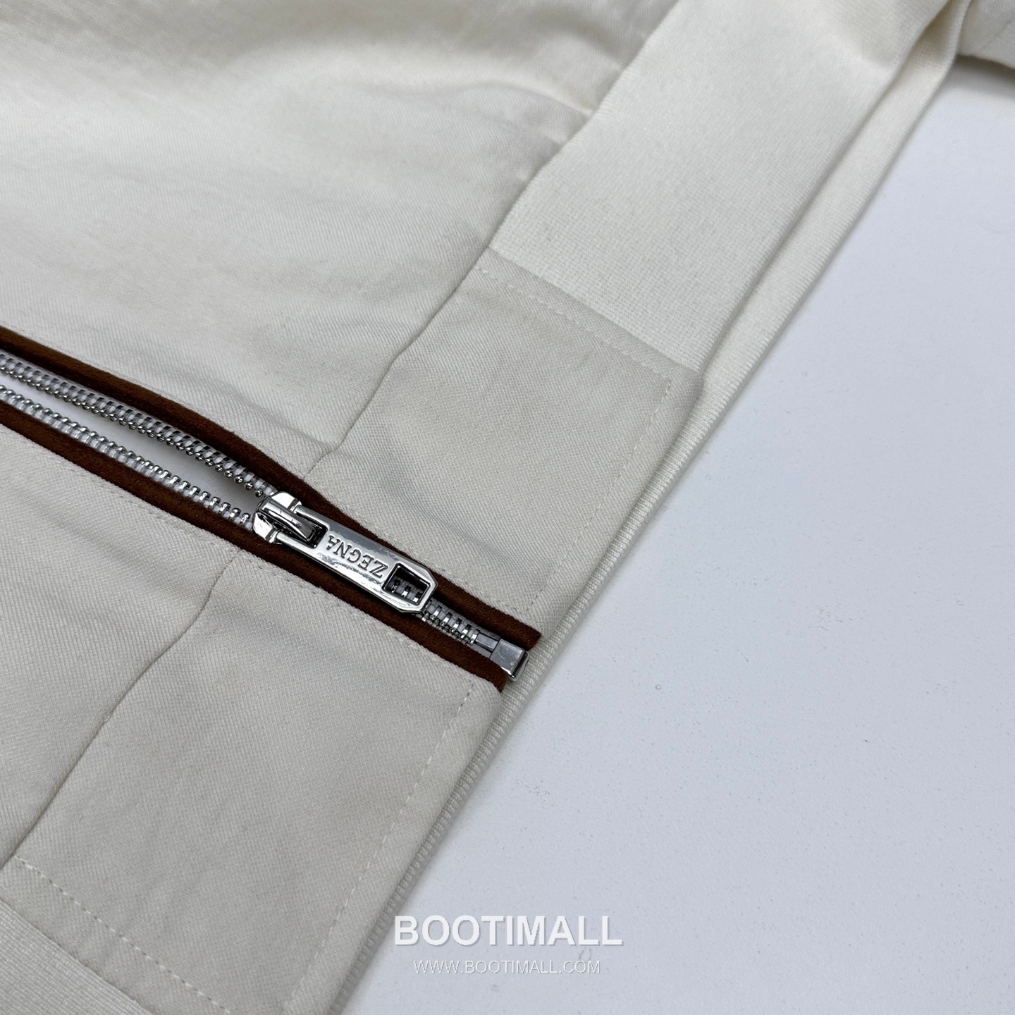 Zegna Cotton Linen Stand Collar Jacket Navy 제냐 코튼 리넨 스탠드 칼라 자켓 네이비 9