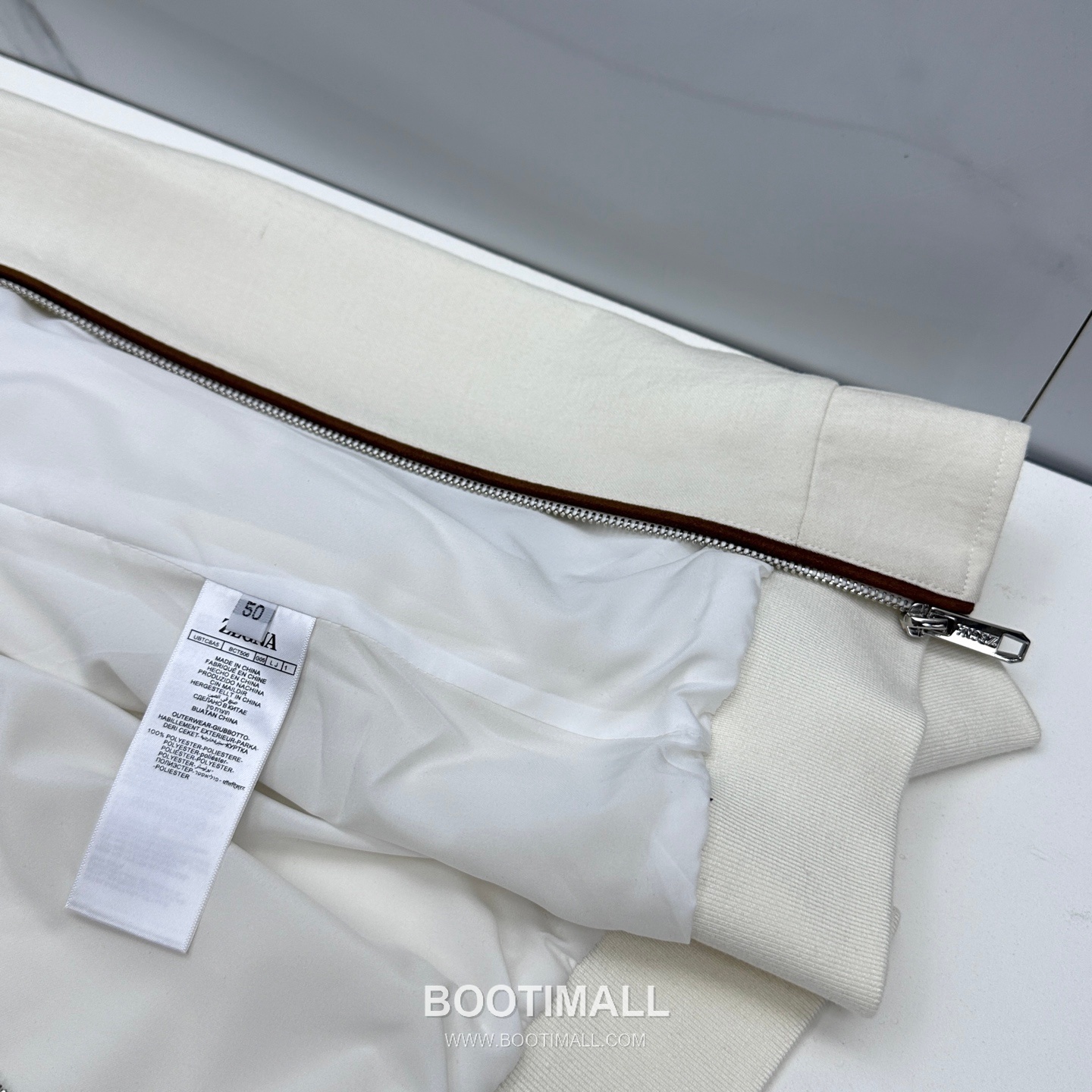 Zegna Cotton Linen Stand Collar Jacket Navy 제냐 코튼 리넨 스탠드 칼라 자켓 네이비 10