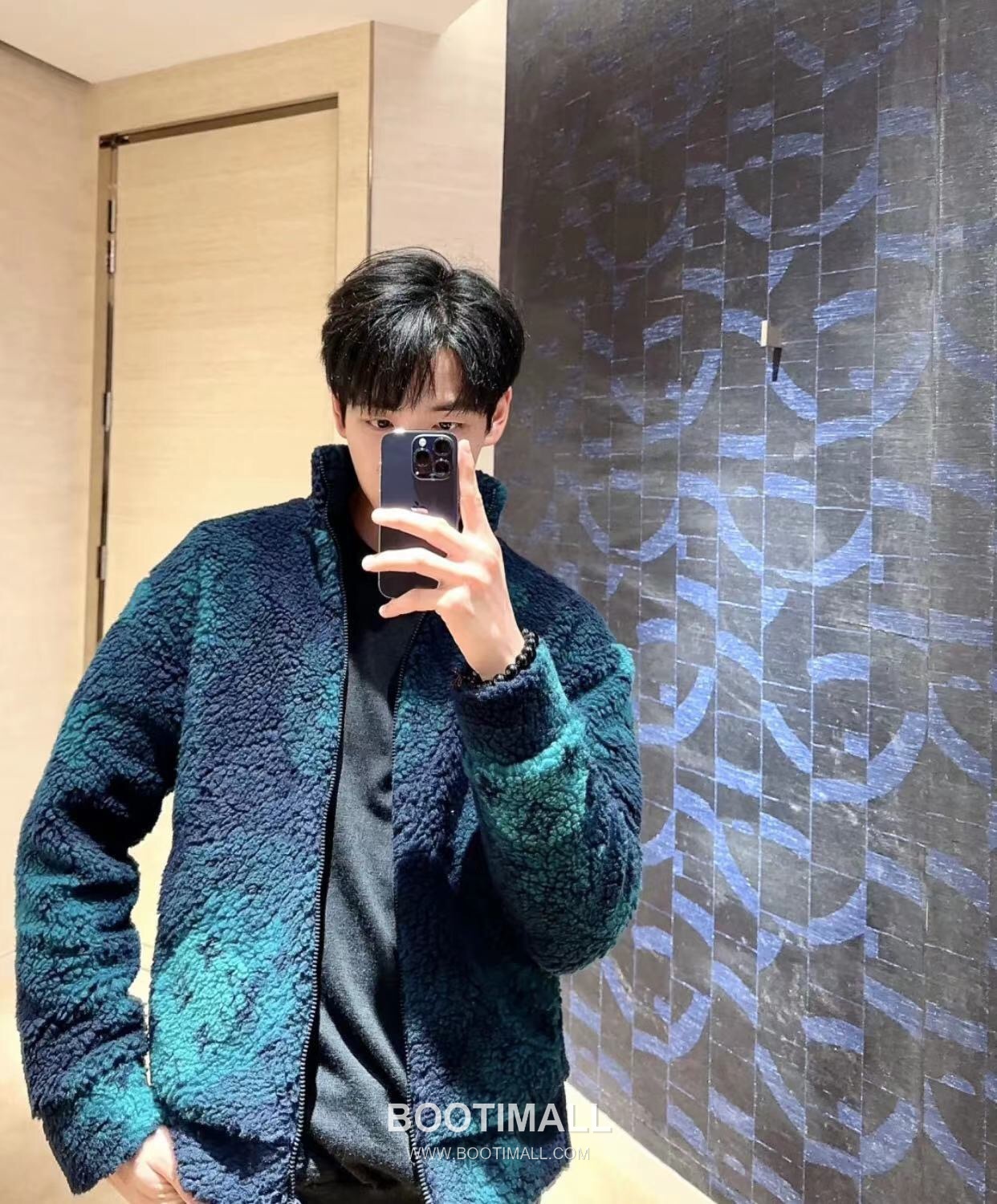 Louis Vuitton Teddy Camouflage High Neck Fleece Jacket 루이비통 테디 카모플라주 하이넥 플리스 자켓 2690 3