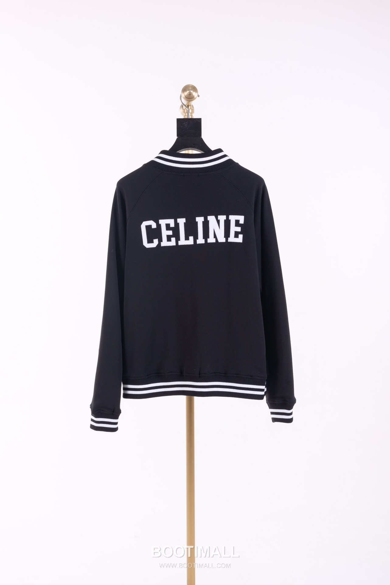 Celine Logo C Patch Baseball Jacket Black 셀린느 로고 C 패치 베이스볼 자켓 블랙 CE-2638 2
