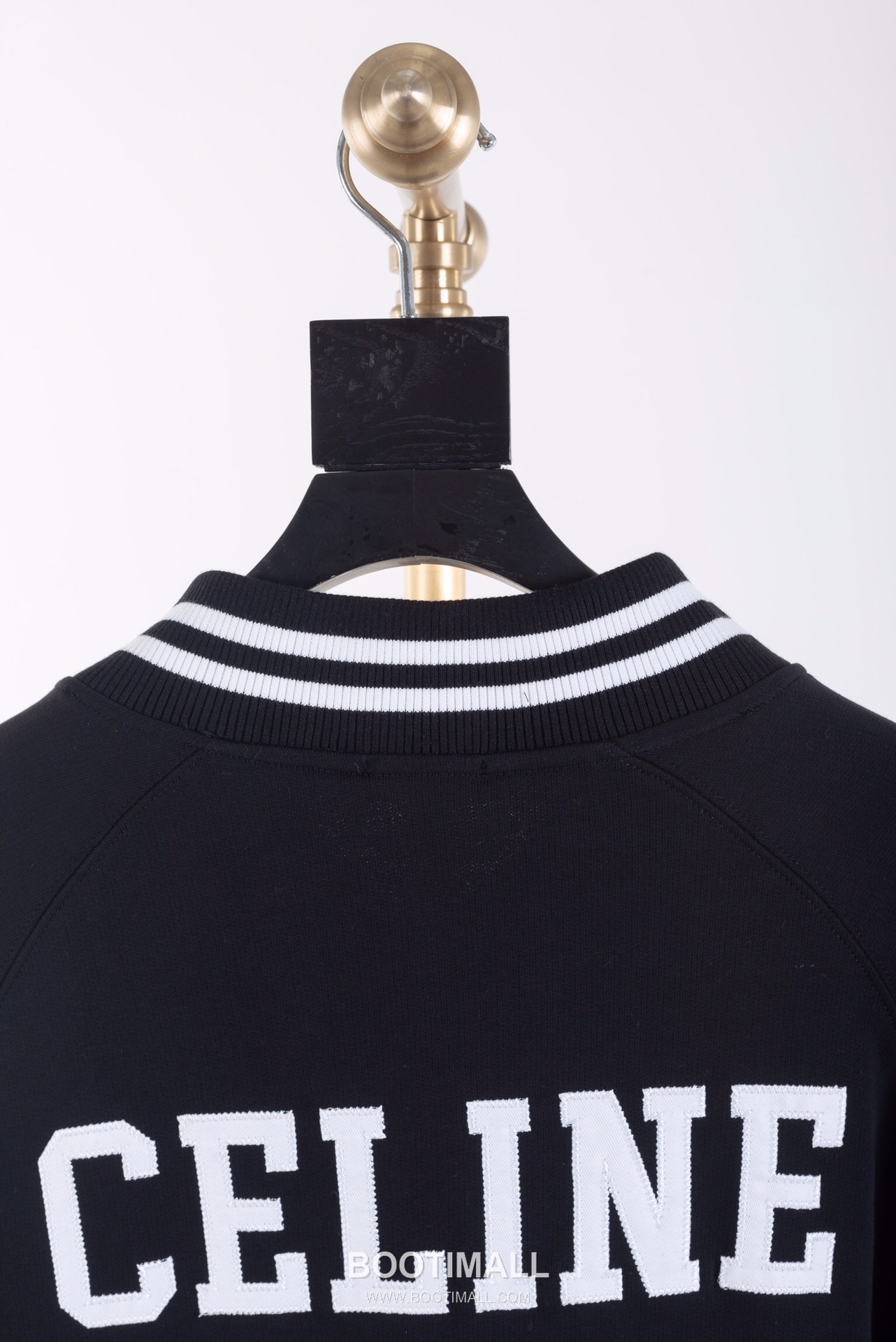 Celine Logo C Patch Baseball Jacket Black 셀린느 로고 C 패치 베이스볼 자켓 블랙 CE-2638 4