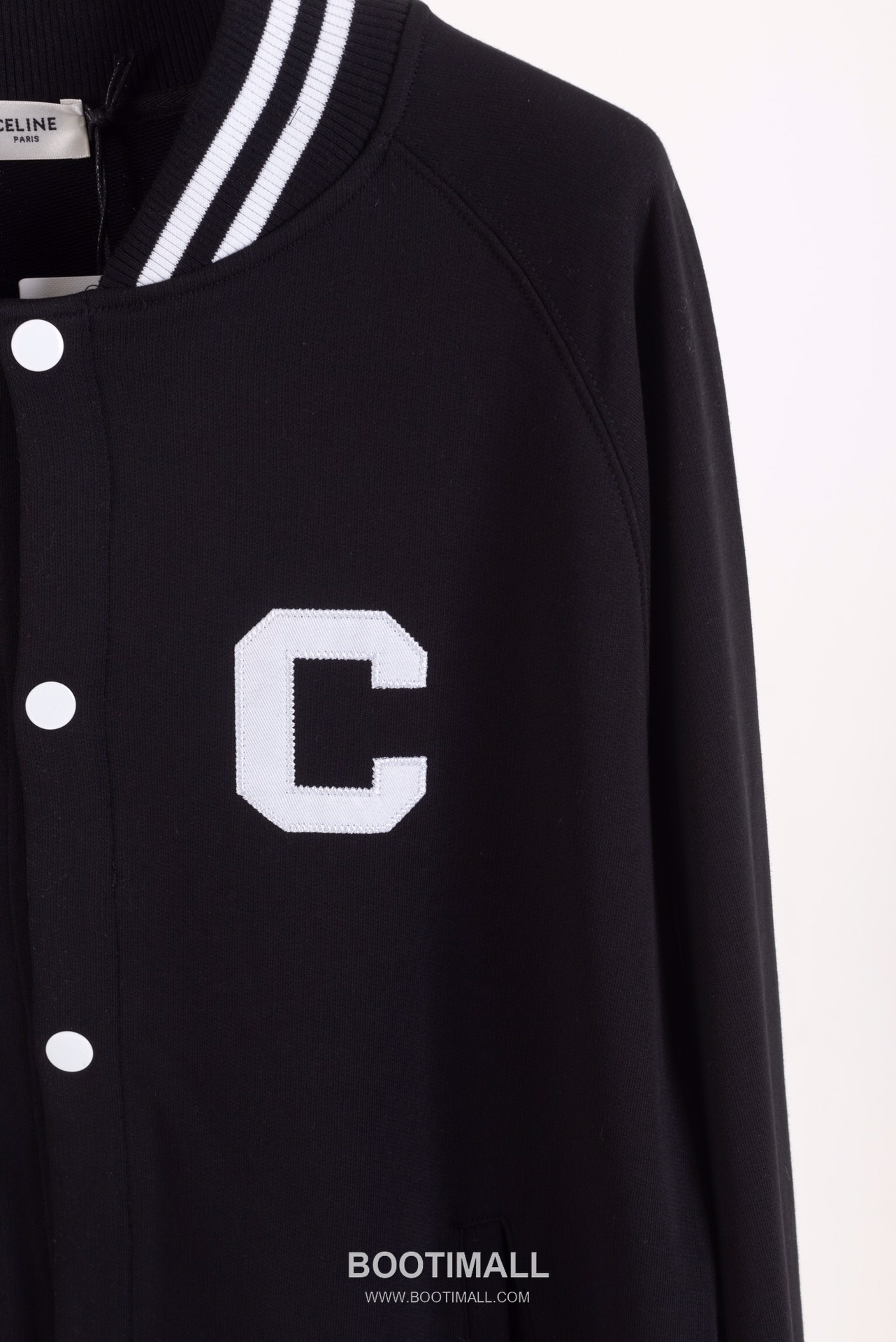 Celine Logo C Patch Baseball Jacket Black 셀린느 로고 C 패치 베이스볼 자켓 블랙 CE-2638 5