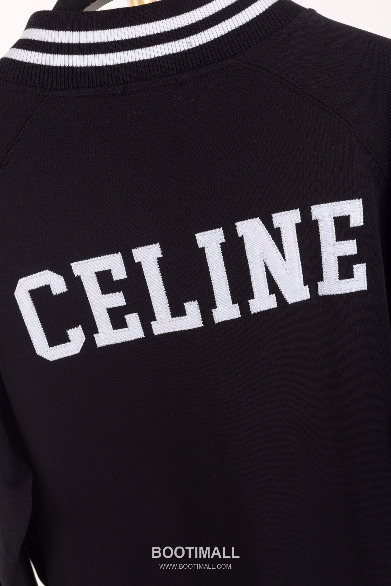 Celine Logo C Patch Baseball Jacket Black 셀린느 로고 C 패치 베이스볼 자켓 블랙 CE-2638 6