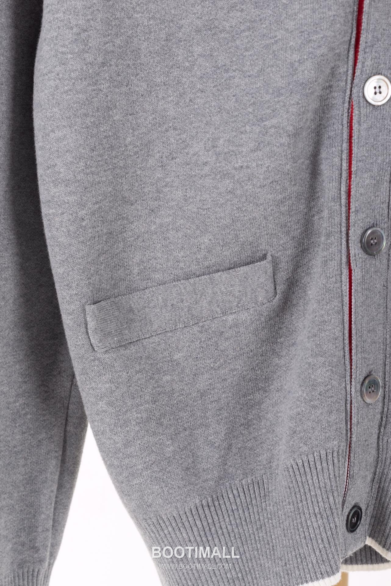 Thom Browne Four Bar Airplane Graphic Wool Knit Cardigan Grey 톰브라운 포 바 비행기 그래픽 울 니트 가디건 그레이 16