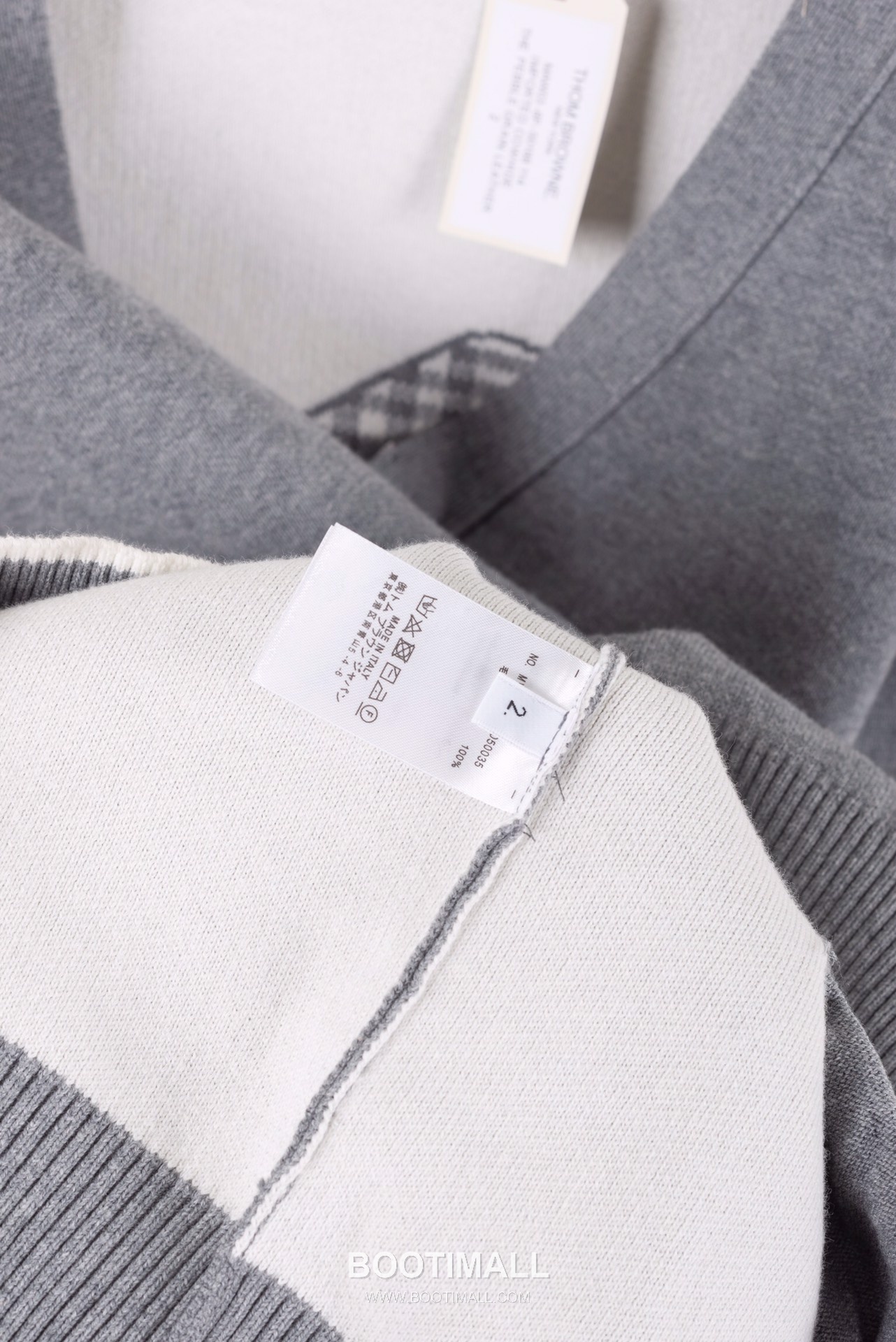 Thom Browne Four Bar Airplane Graphic Wool Knit Cardigan Grey 톰브라운 포 바 비행기 그래픽 울 니트 가디건 그레이 17