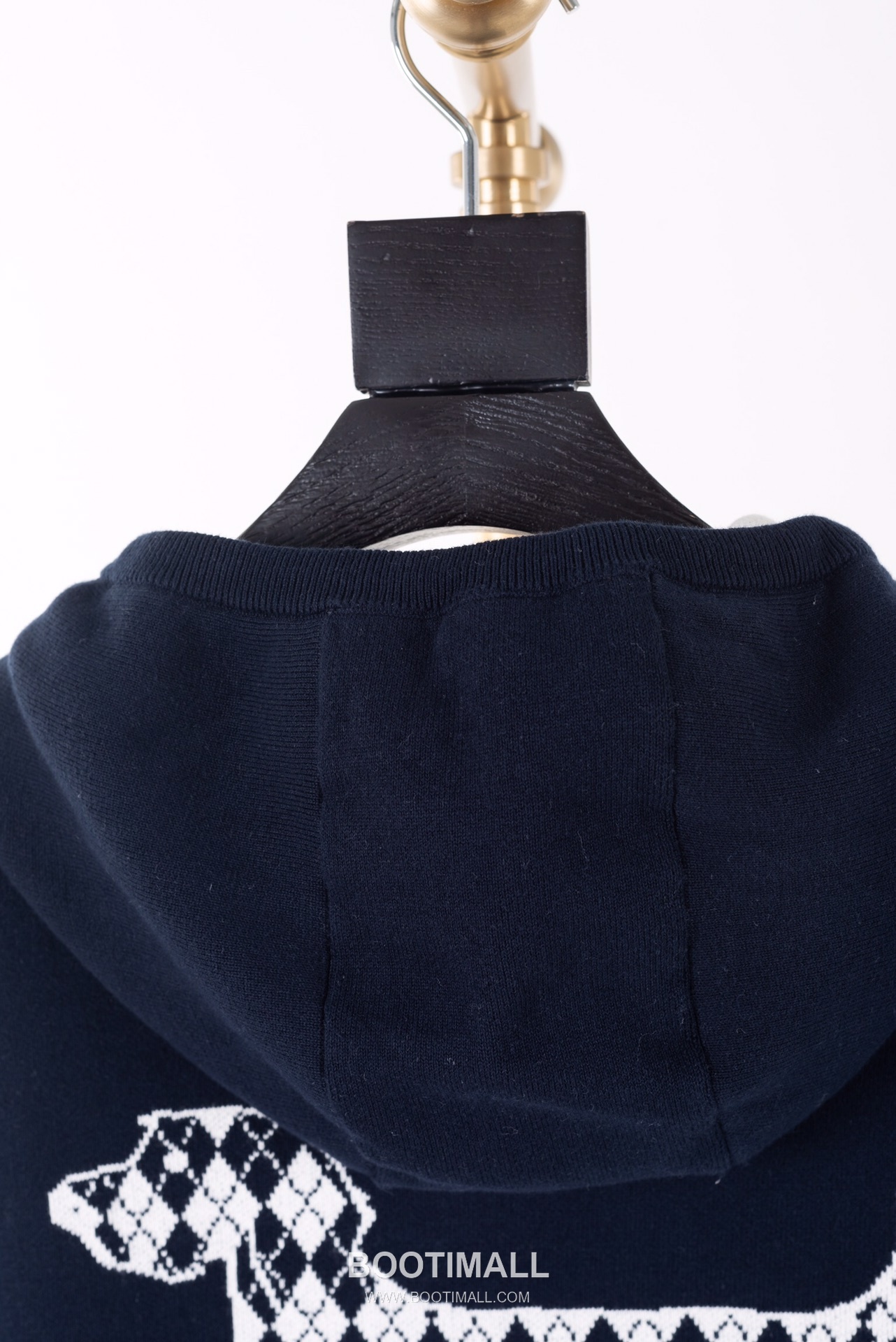 Thom Browne Back Diamond Quilted Dog Knit Hooded Zip-Up Jacket Grey 톰브라운 백 다이아몬드 퀼팅 독 니트 후드 집업 자켓 그레이 2658 7