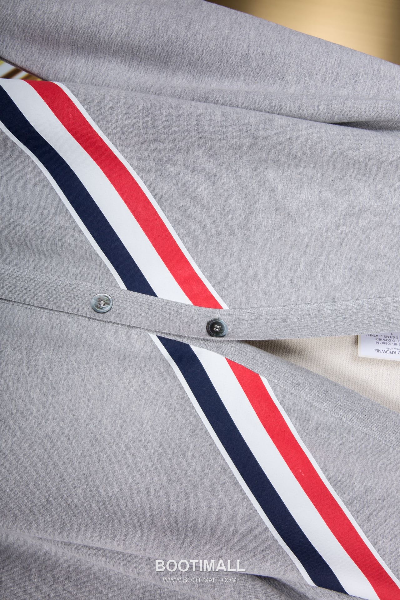 Thom Browne Diagonal Stripe V-Neck Cardigan Navy White 톰브라운 대각선 스트라이프 브이넥 가디건 네이비 화이트 2159 4