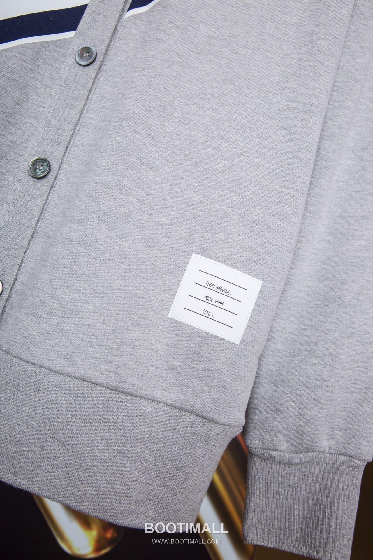 Thom Browne Diagonal Stripe V-Neck Cardigan Navy White 톰브라운 대각선 스트라이프 브이넥 가디건 네이비 화이트 2159 6