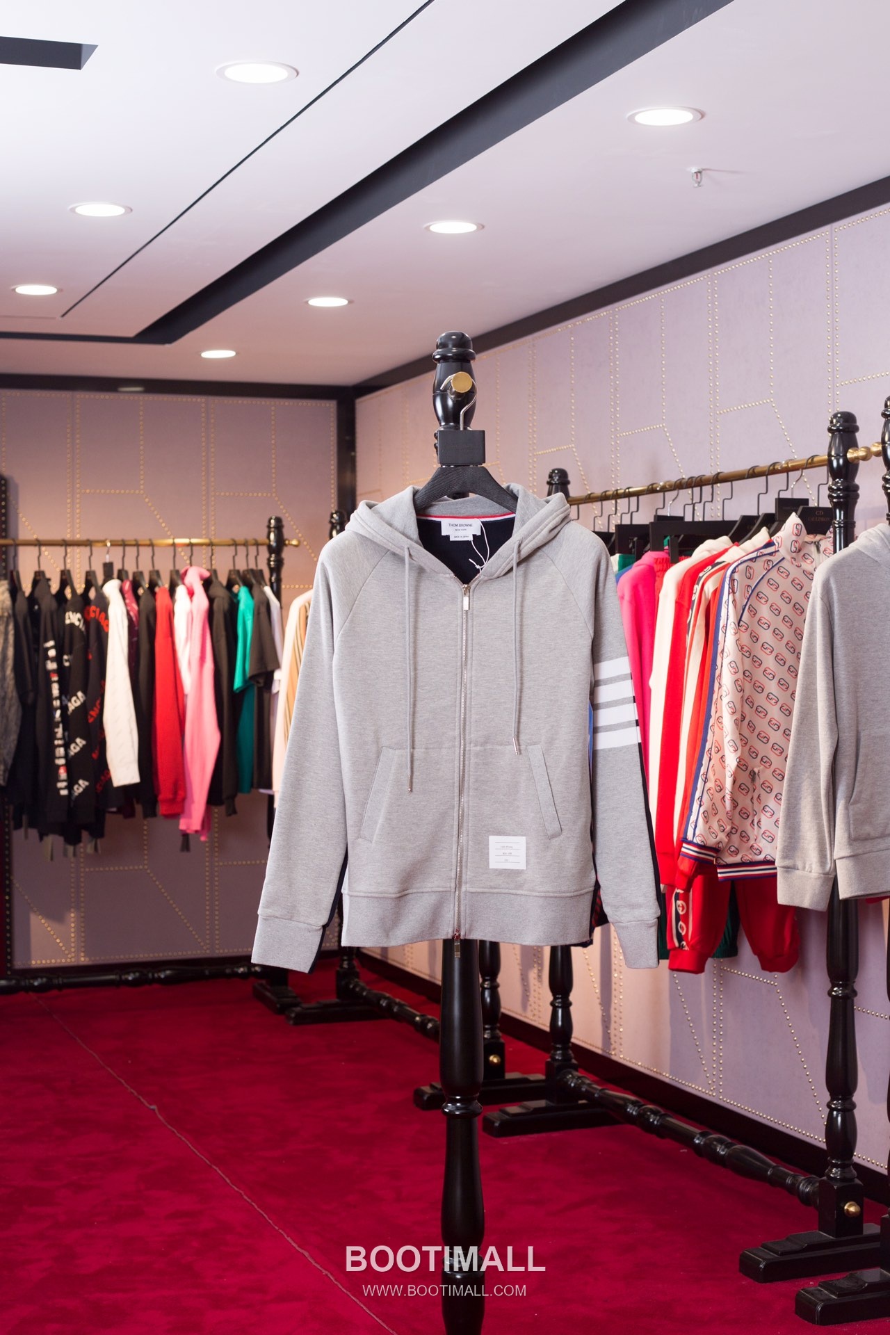 Thom Browne Four Bar Stripe Colorblock Jacket Gray Thom Browne 톰브라운 4바 스트라이프 컬러블록 자켓 그레이 TB73 6