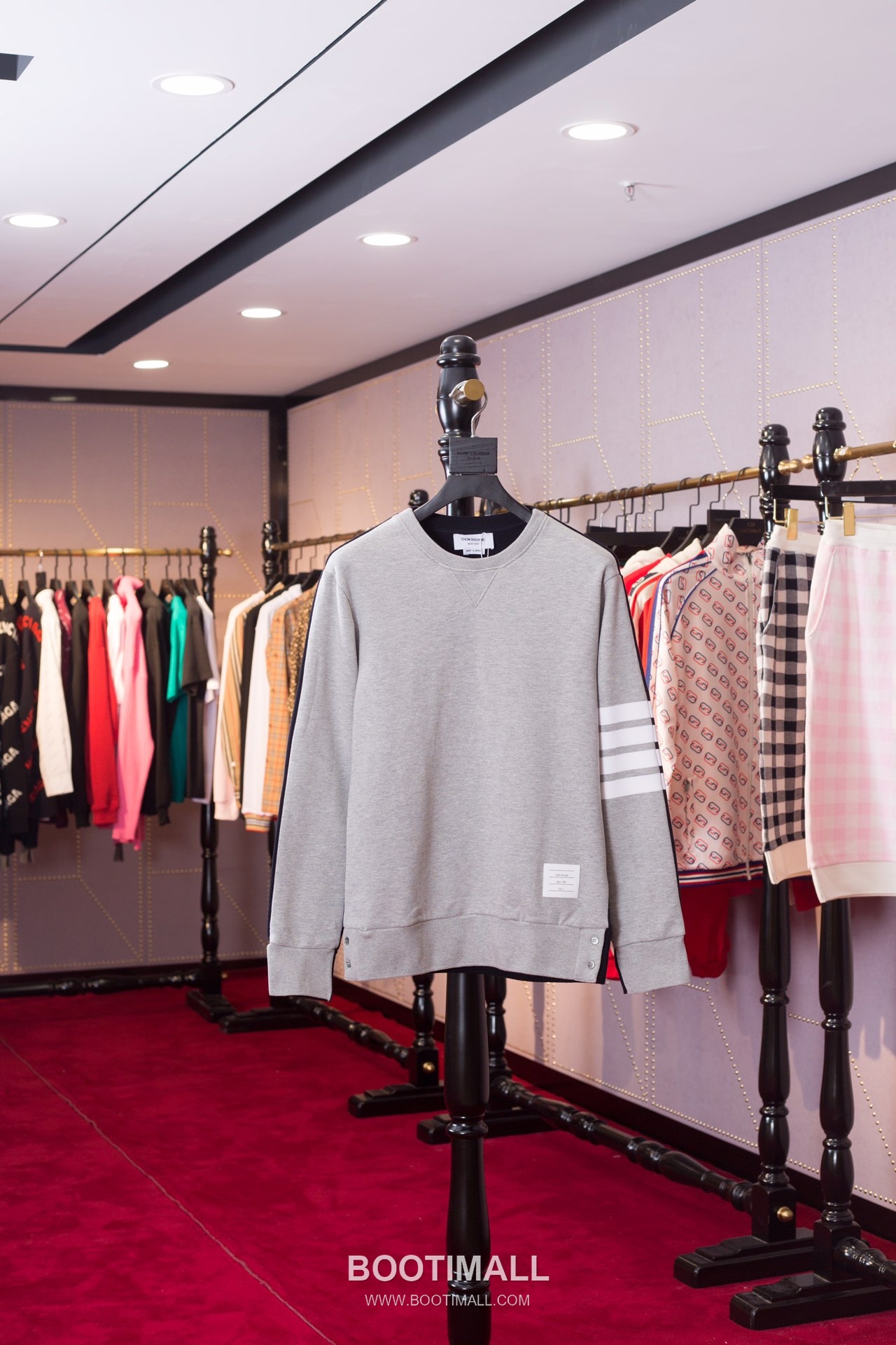 Thom Browne Color Block Crew Neck Sweatshirt TB75 톰브라운 컬러 블록 크루넥 스웨트셔츠 TB75 1