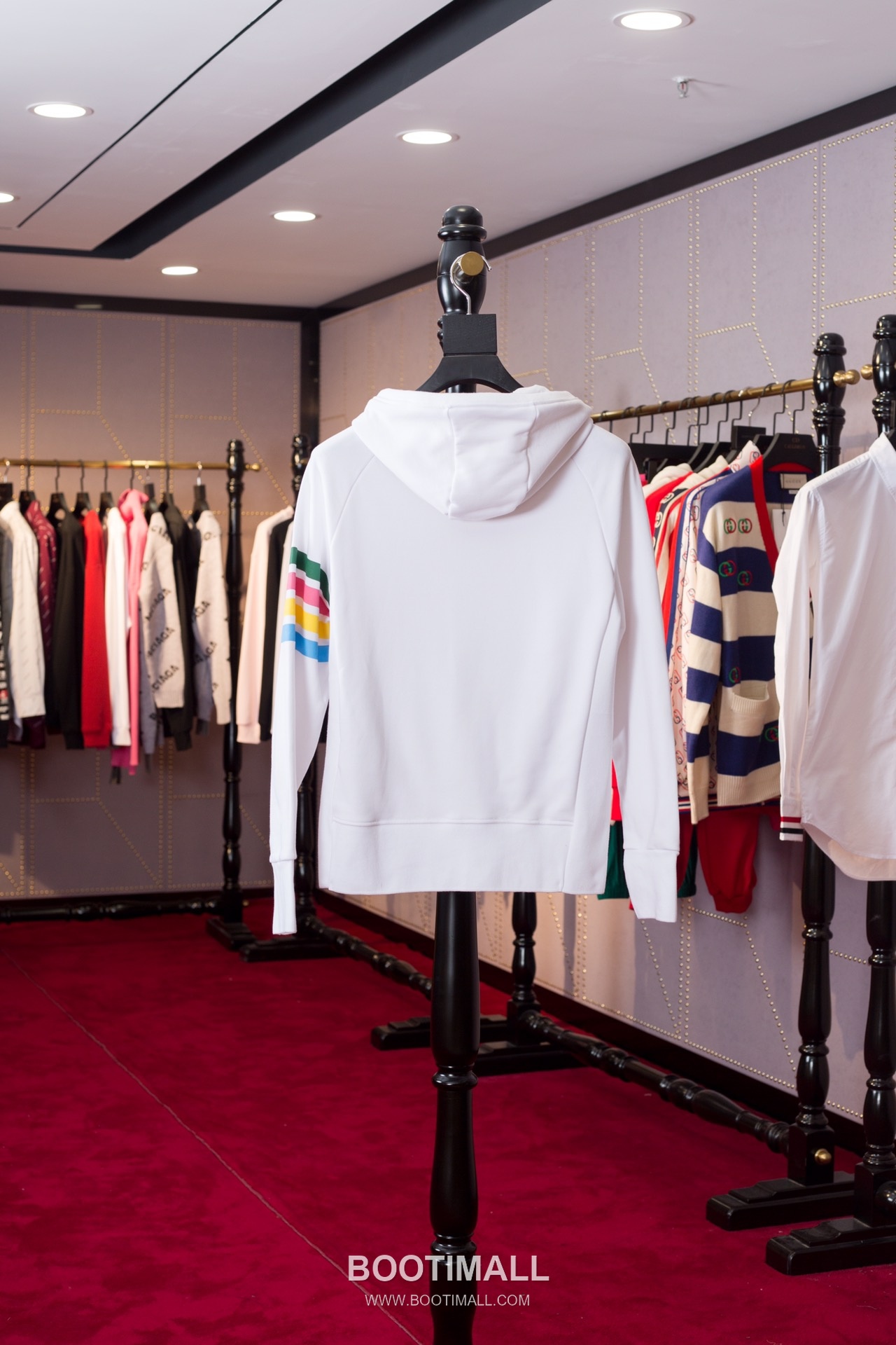 Thom Browne Rainbow Stripe Zip-Up Jacket Light Gray 톰브라운 레인보우 스트라이프 집업 자켓 라이트 그레이 TB66 2